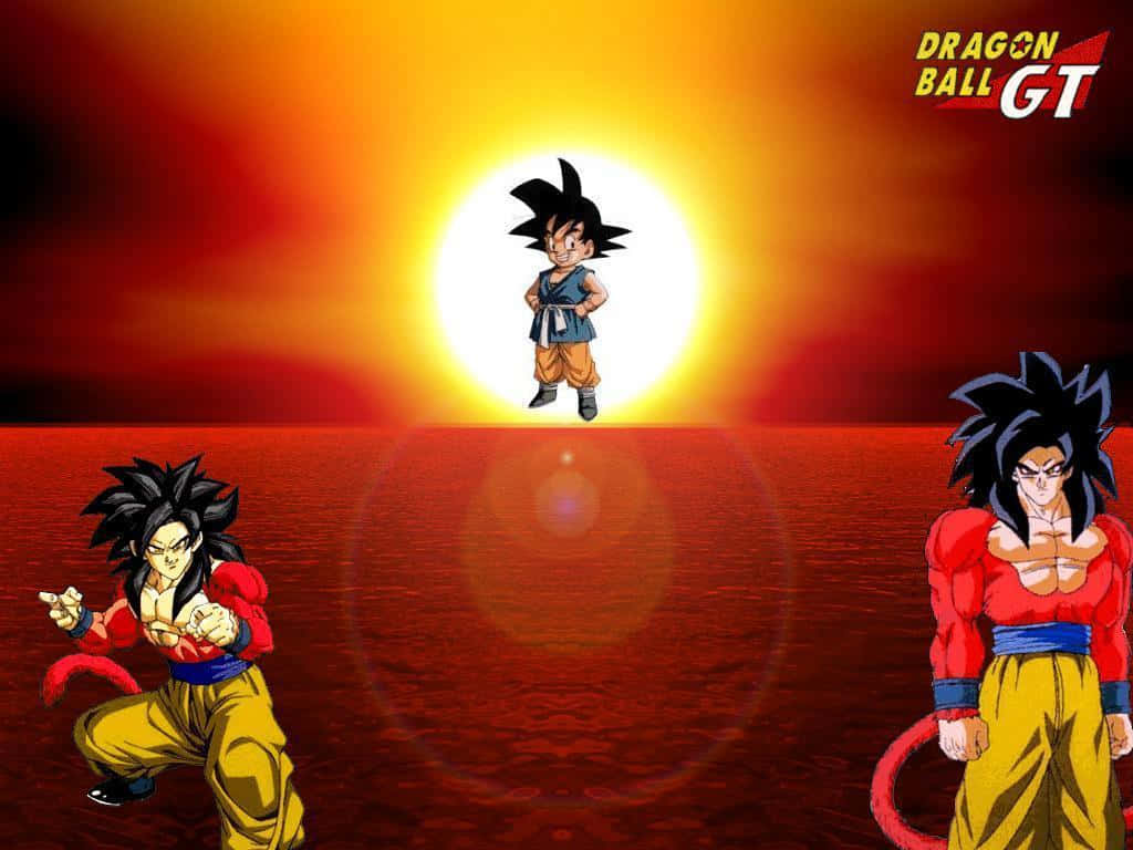 Legendary Saiyan Super Saiyan 4 Level Of Transformation Background