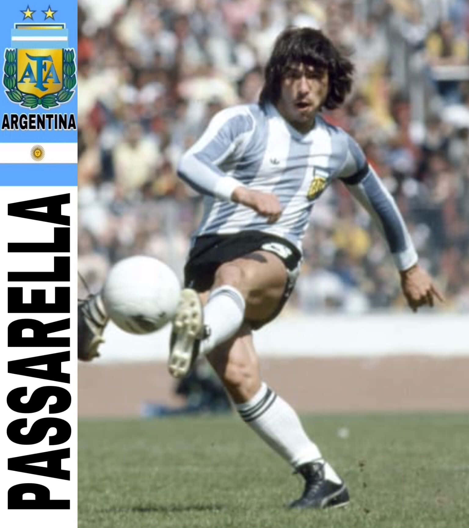 Legendary Soccer Player Daniel Passarella Background
