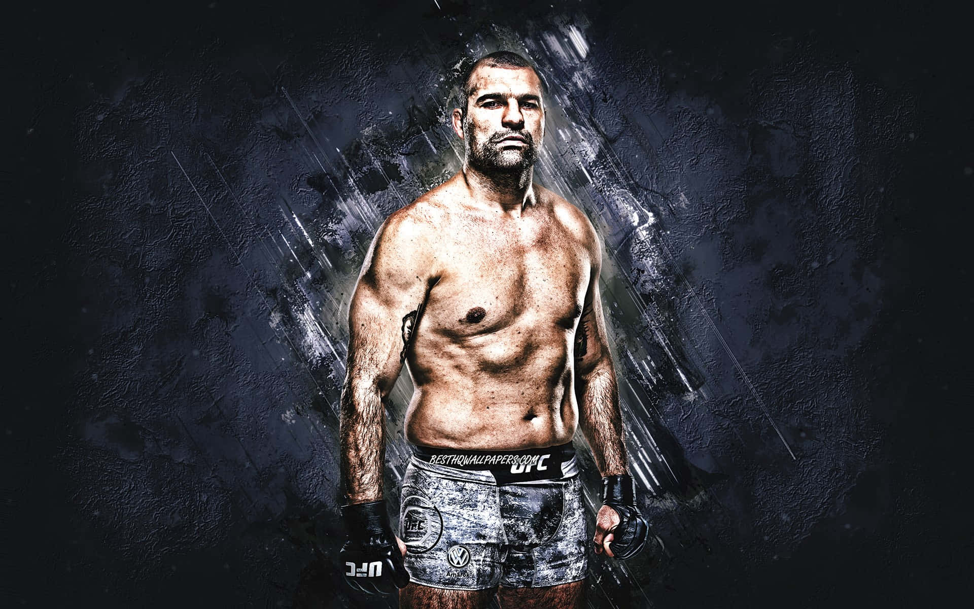 Legendary Ufc Fighter Mauricio 'shogun' Rua In Action Background