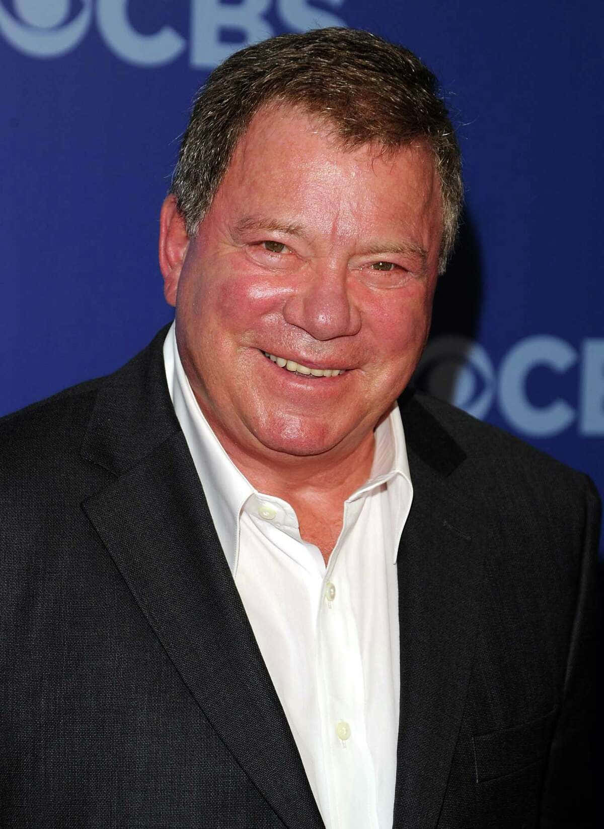 Legendary William Shatner Posing For A Portrait Background