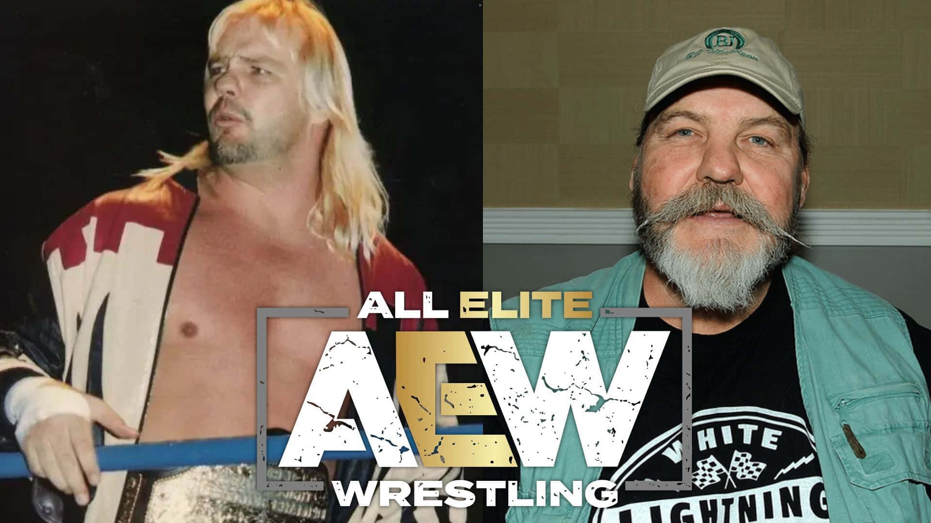 Legendary Wrestler Barry Windham In All Elite Wrestling Background