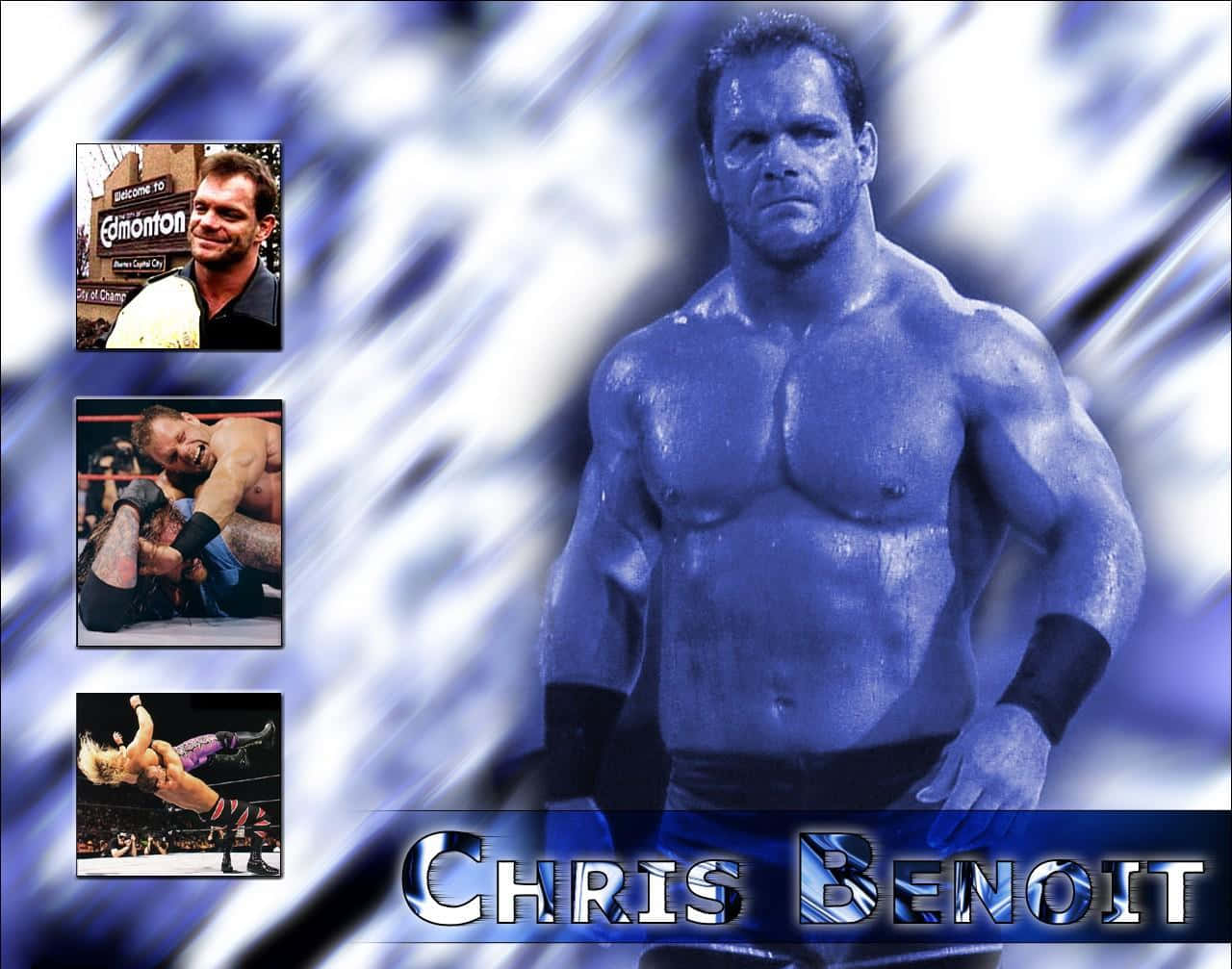 Legendary Wrestler Chris Benoit In Graphic Art