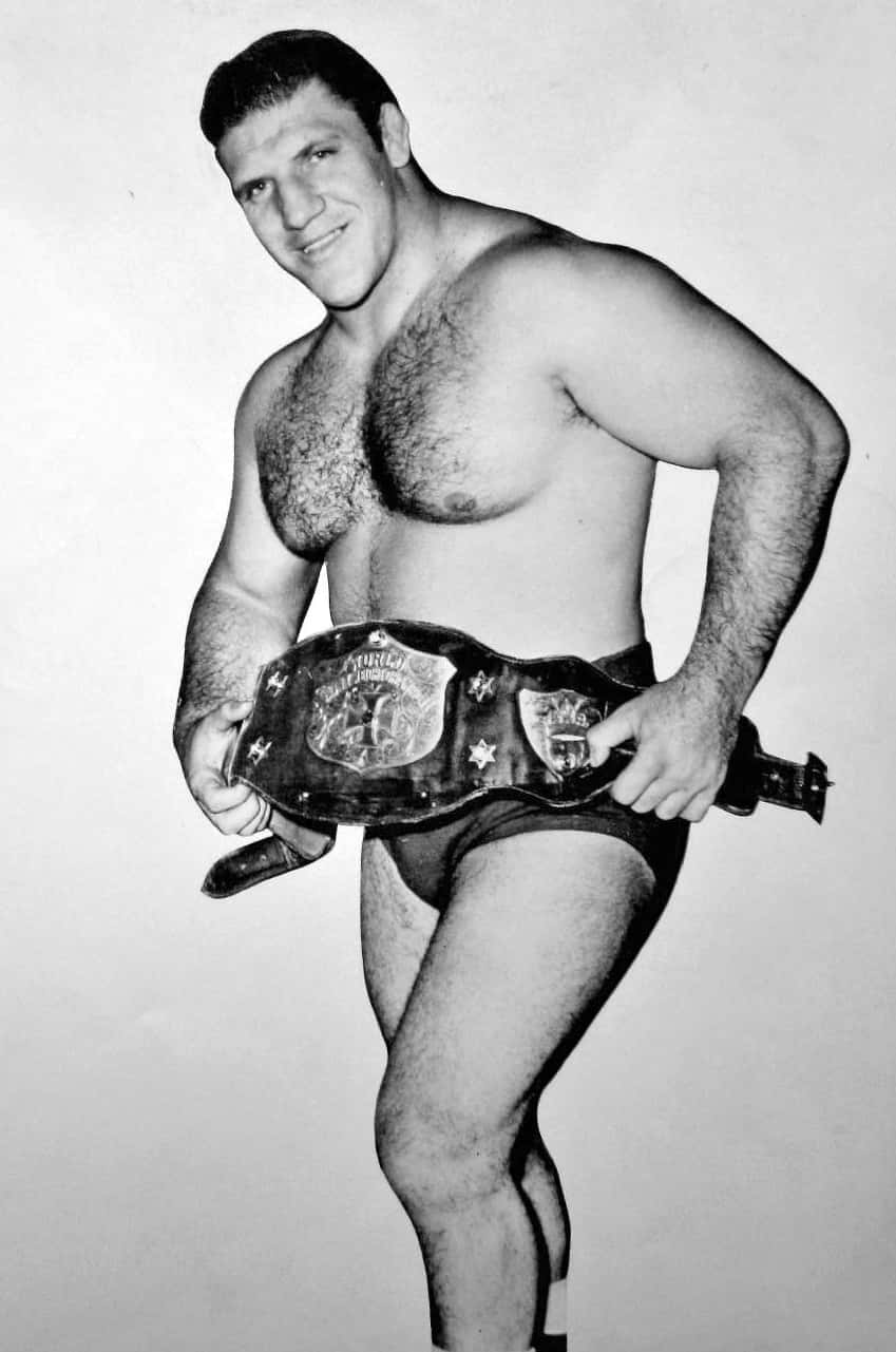 Legendary Wrestling Icon Bruno Sammartino In Grayscale
