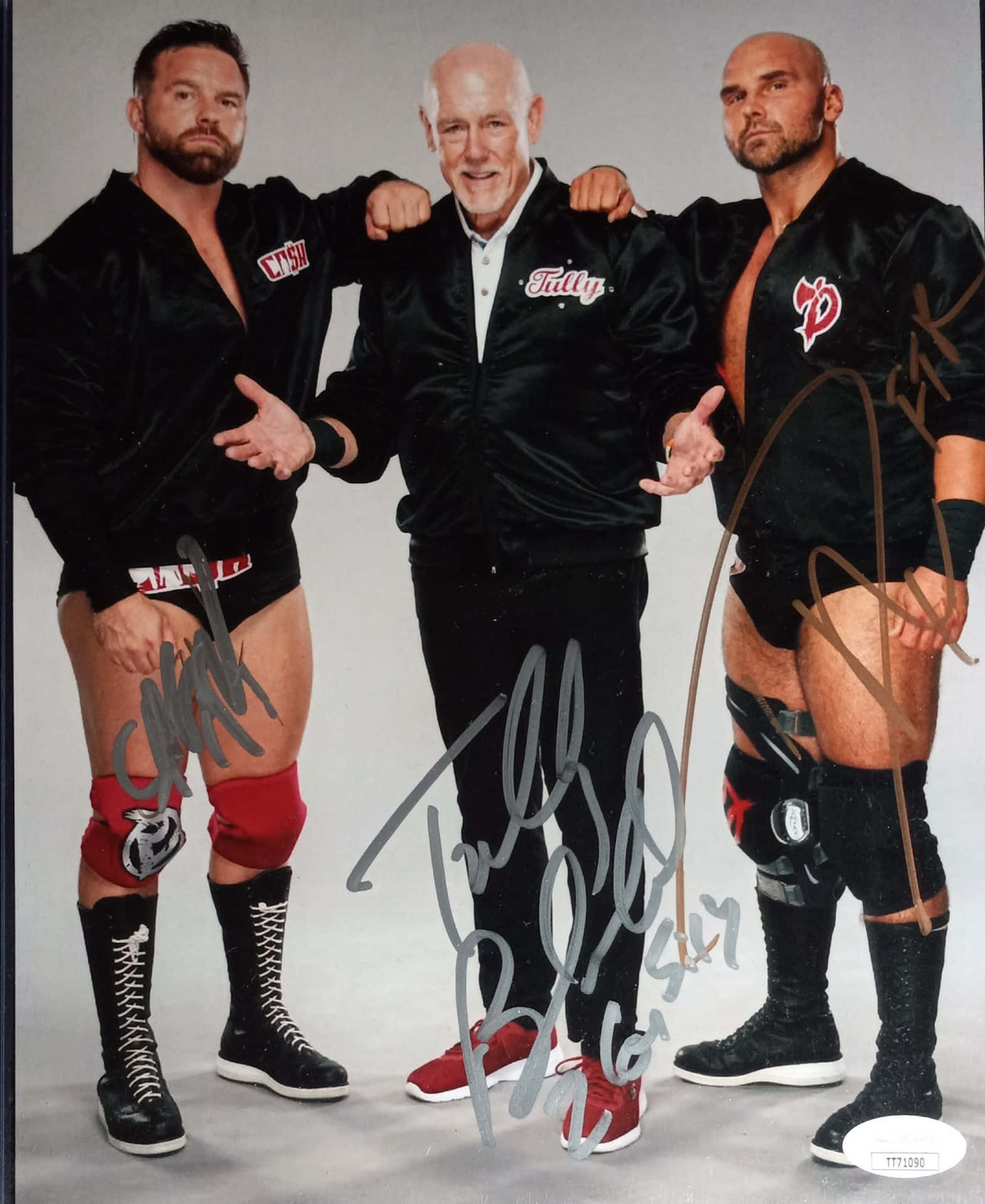 Legendary Wrestling Manager Tully Blanchard In An Intense Moment. Background