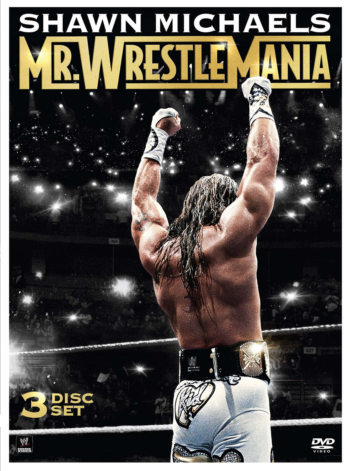 Legendary Wwe Star Shawn Michaels On Dvd Cover Background