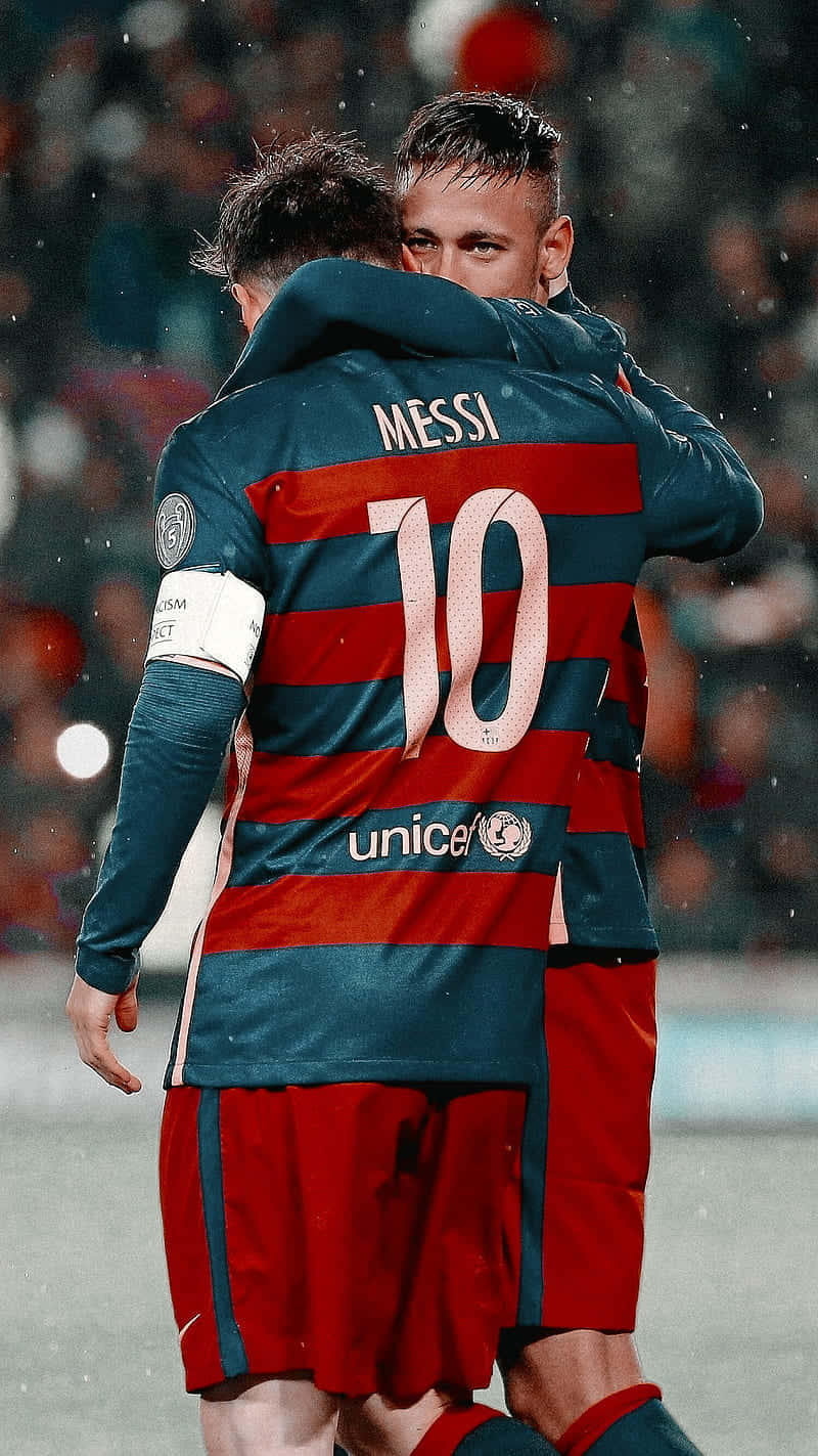 Legends Of Football Lionel Messi And Neymar Jr. Background