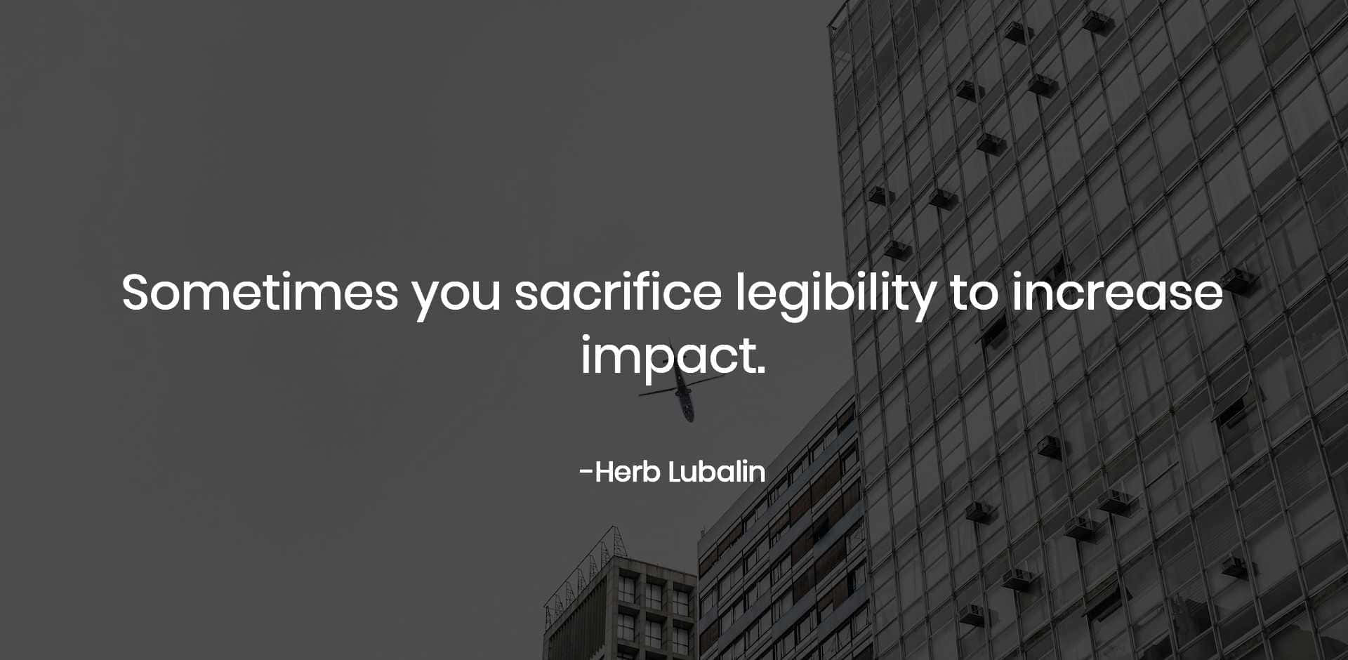 Legible Increase Impact Quote Background