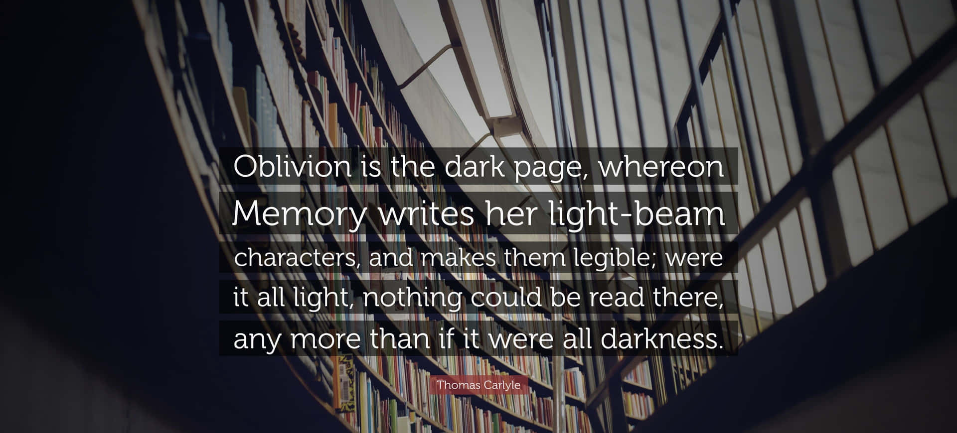 Legible Memory Quote Background