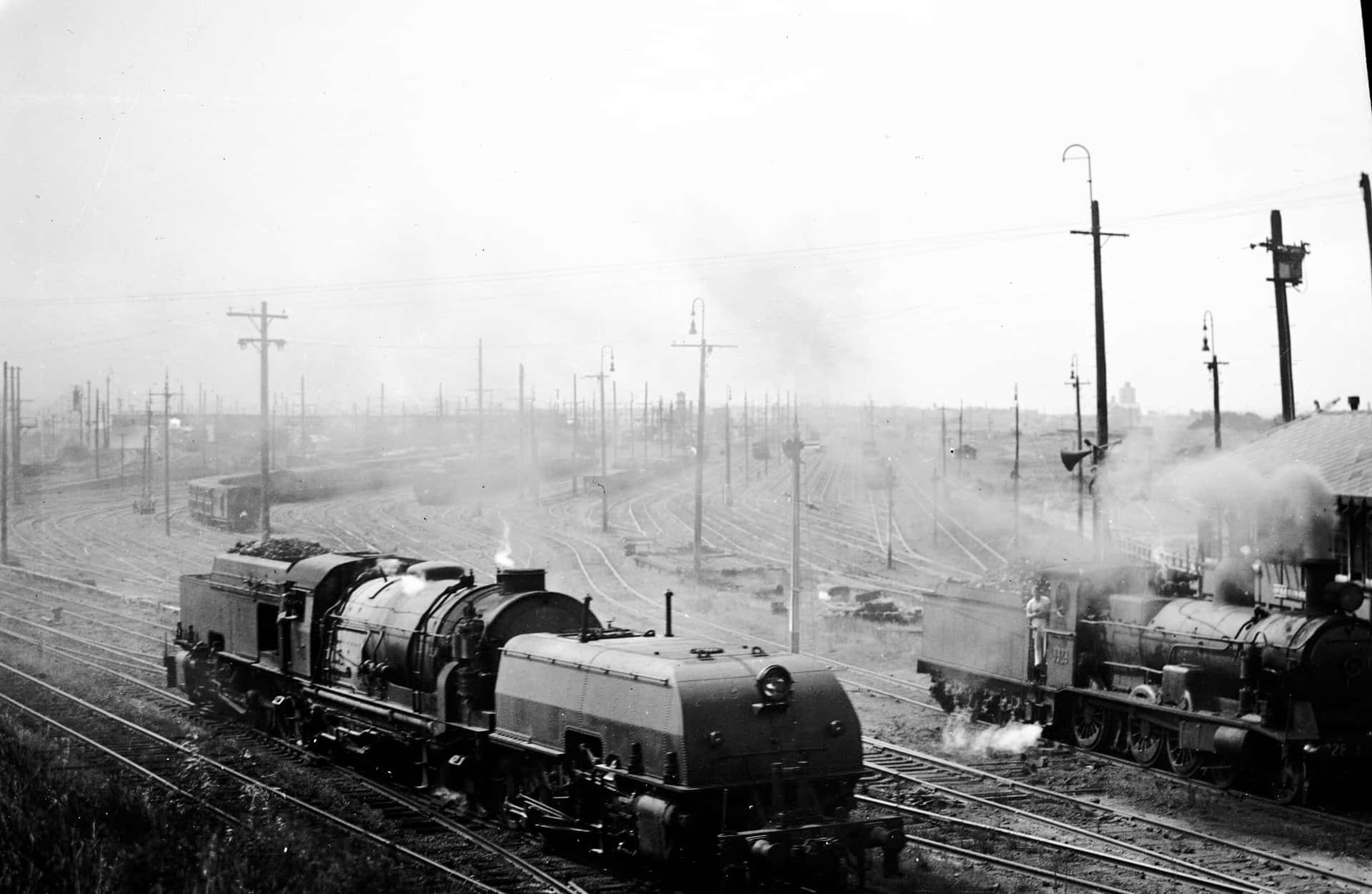 Legible Old Train Background