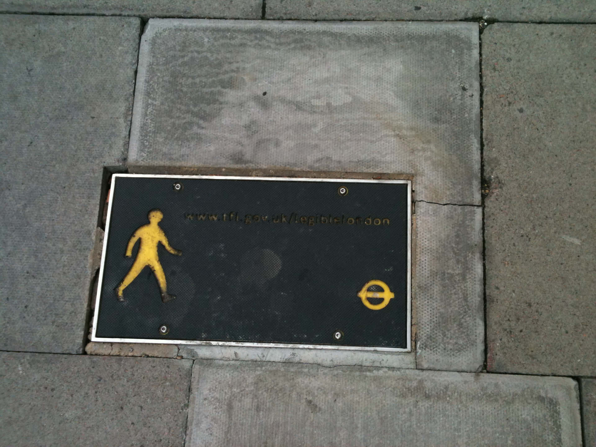 Legible Sign On Brick