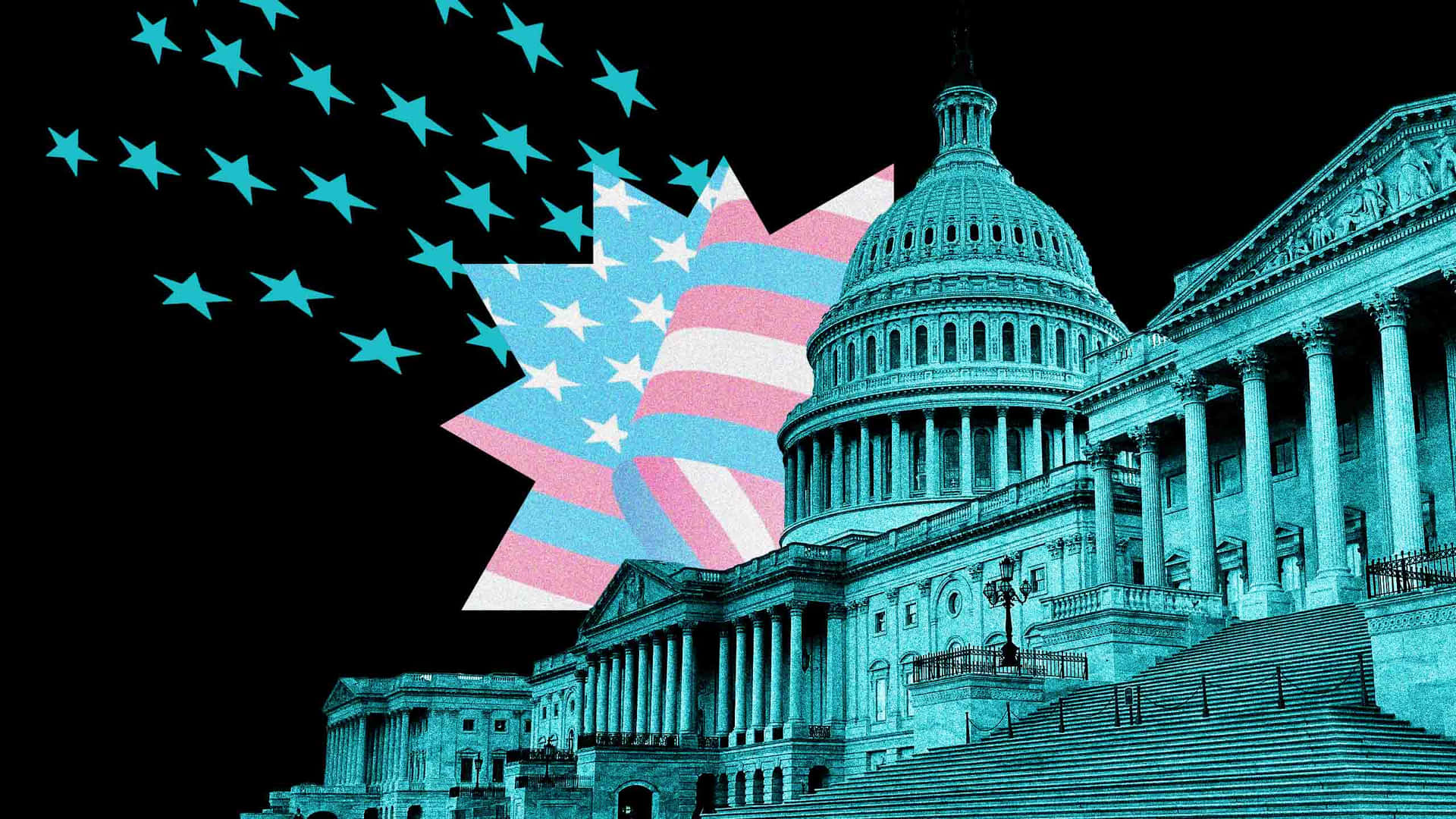 Legislative Building Visual Effect Background