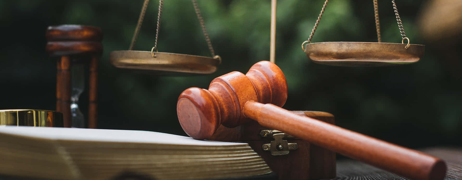 Legislative Gavel And Justice Balance Background