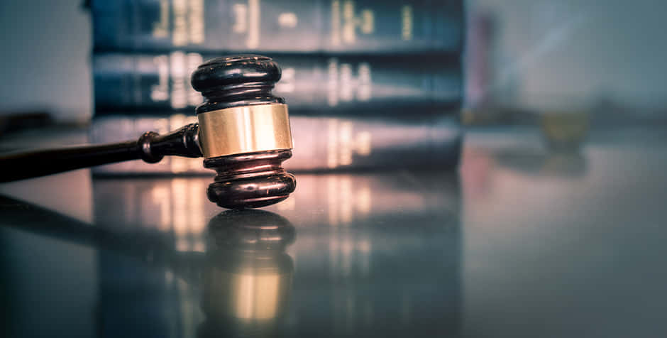 Legislative Gavel Reflection Background