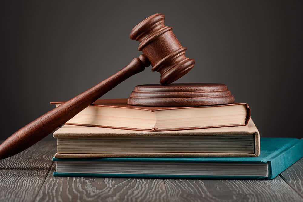 Legislative Judgment Gavel Books Background
