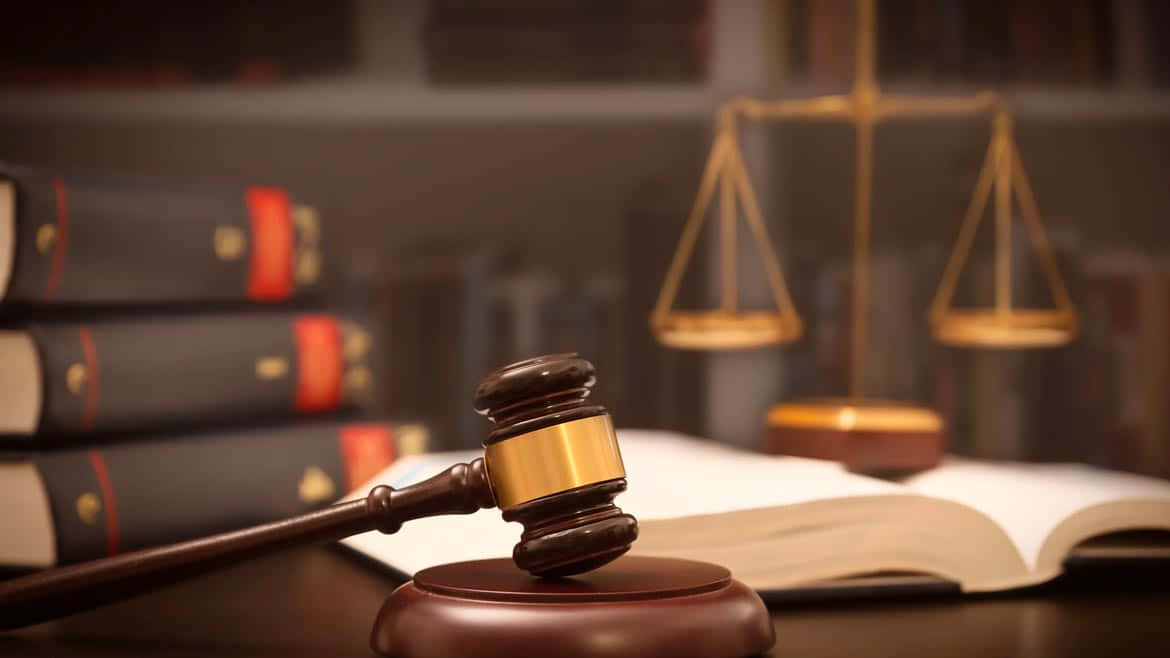 Legislative Justice Gavel Balance Background