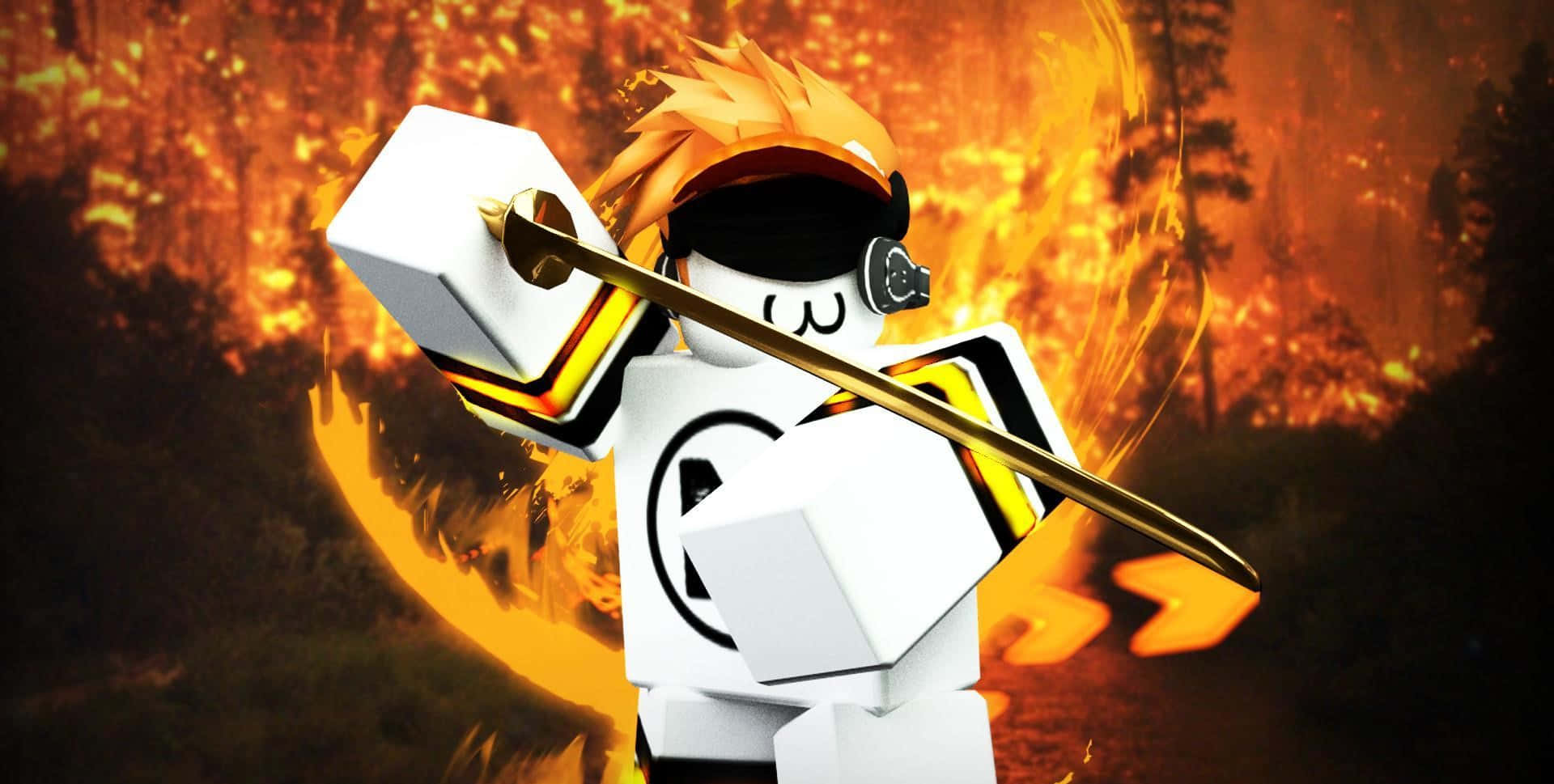 Lego Firefighter Heroic Pose Background