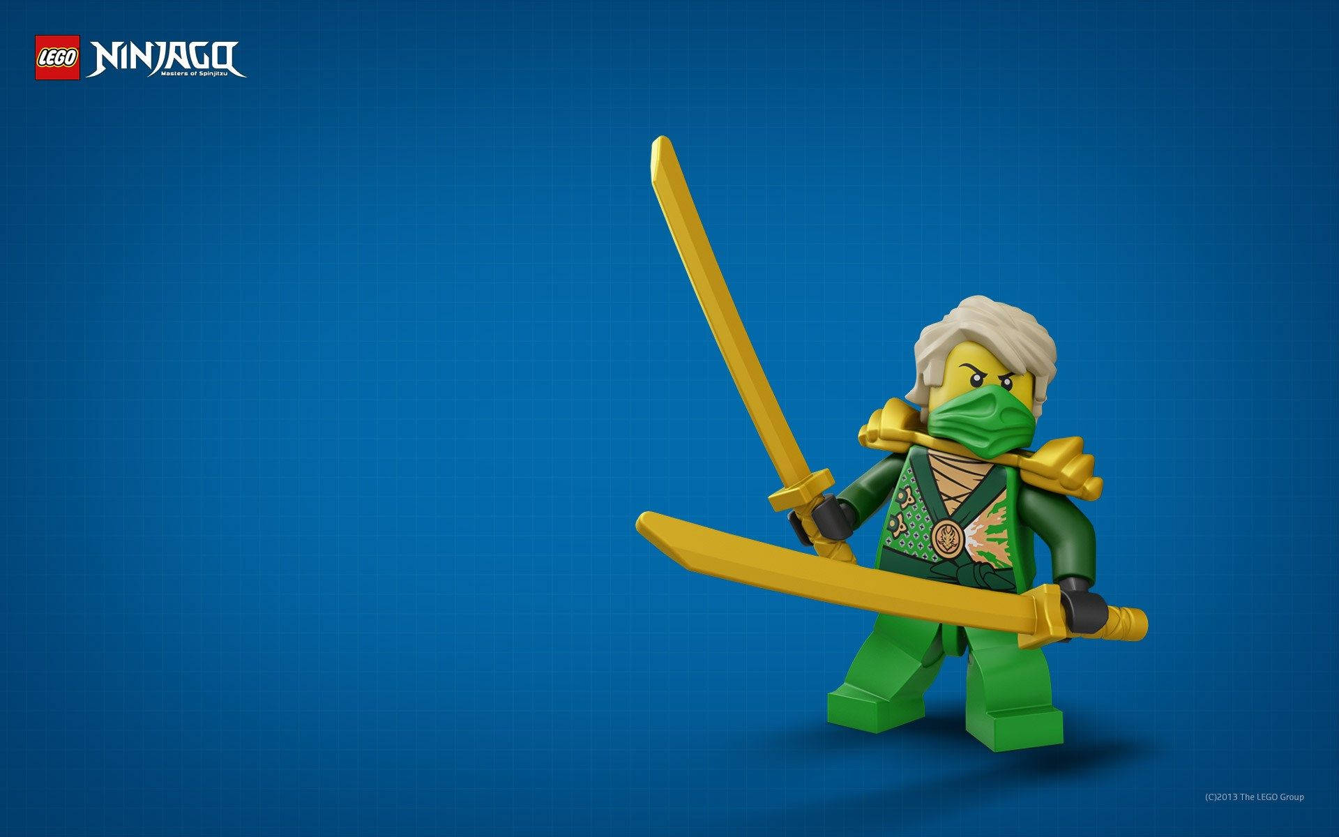 Lego Ninjago Lloyd In Green Suit Background