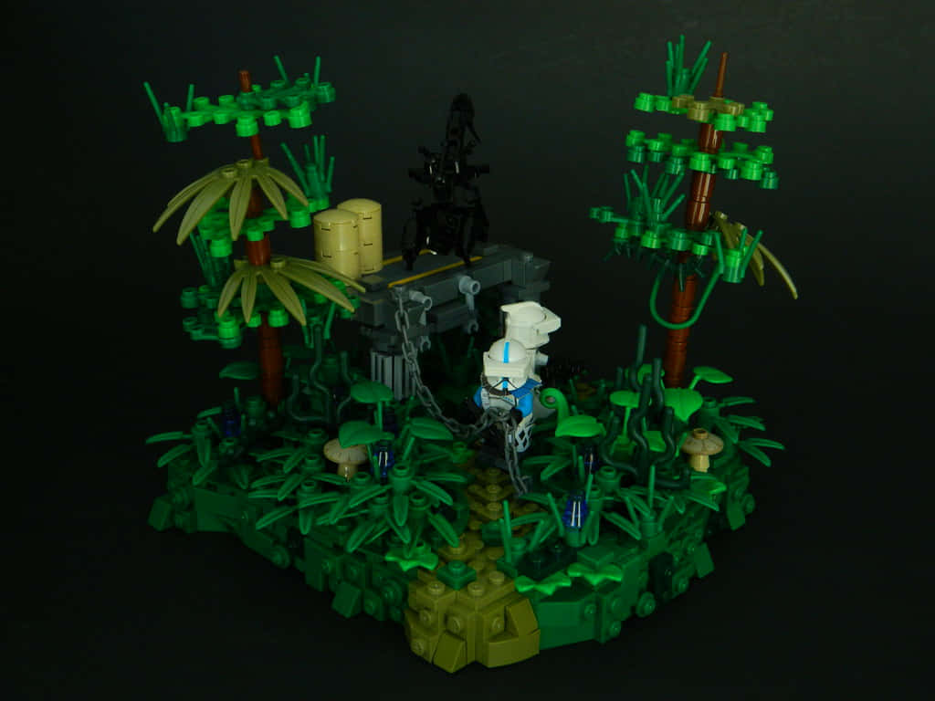 Lego Punitive Forest Background