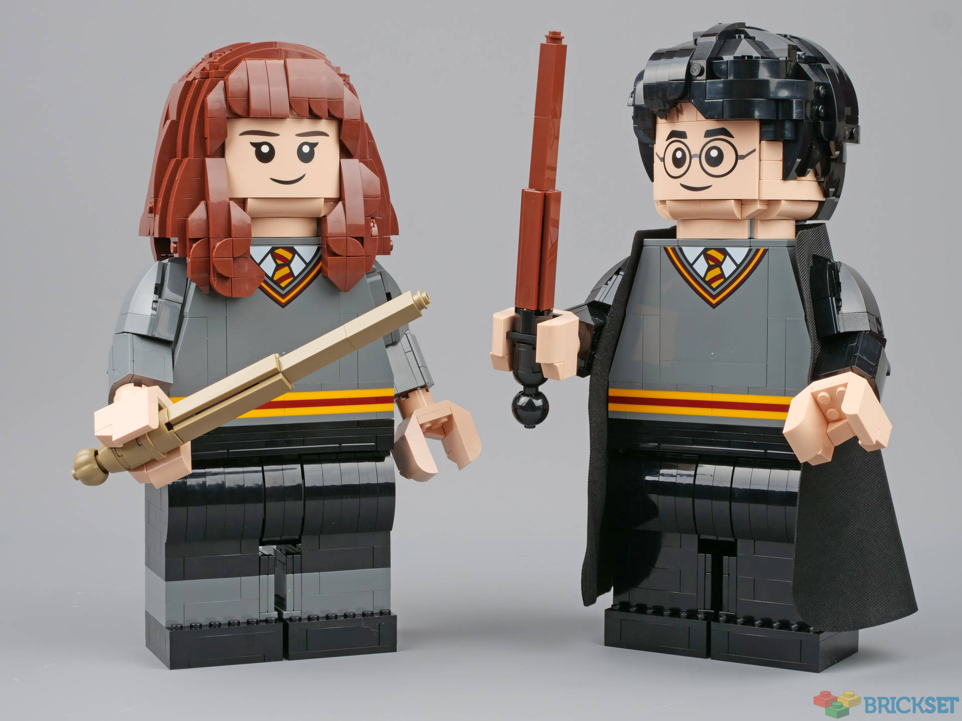 Lego's Hermione Granger And Harry Potter Casts Spell Of Fun Background