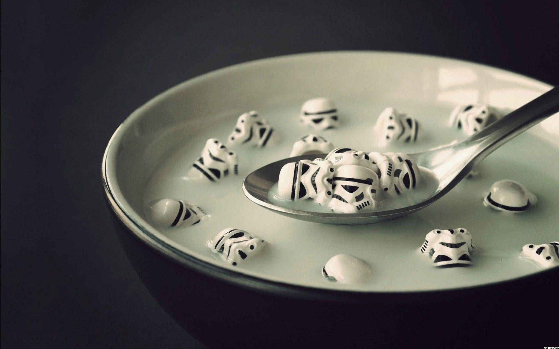 Lego Star Wars Cereal Bowl Background