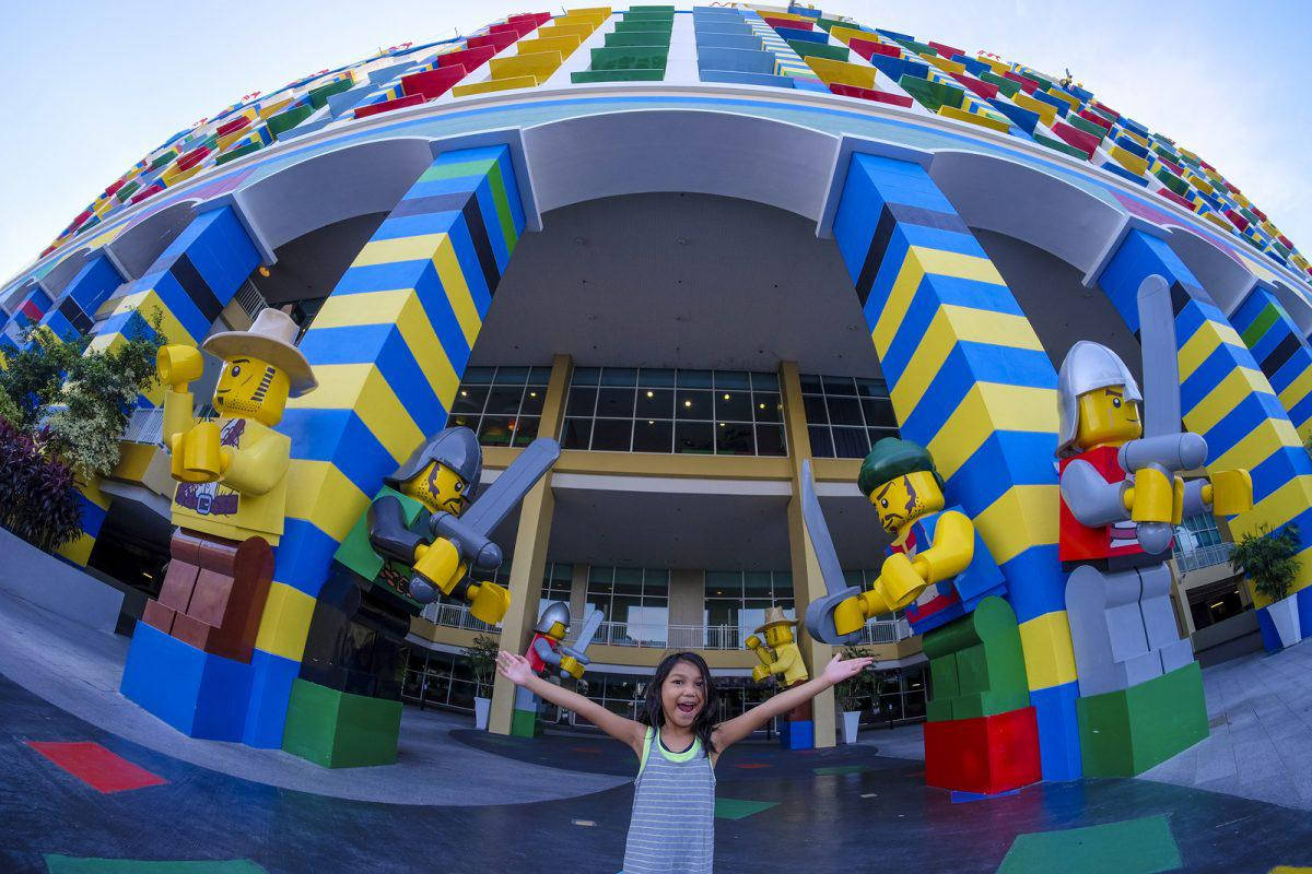 Legoland Kid With Arms Raised