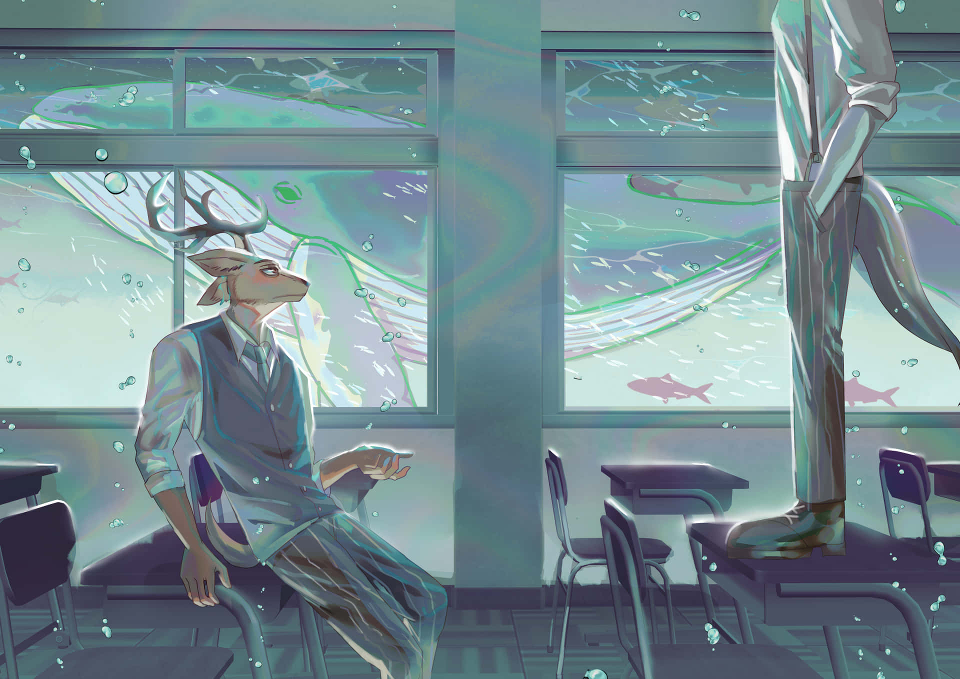 Legosi Embracing His Noble Nature Background