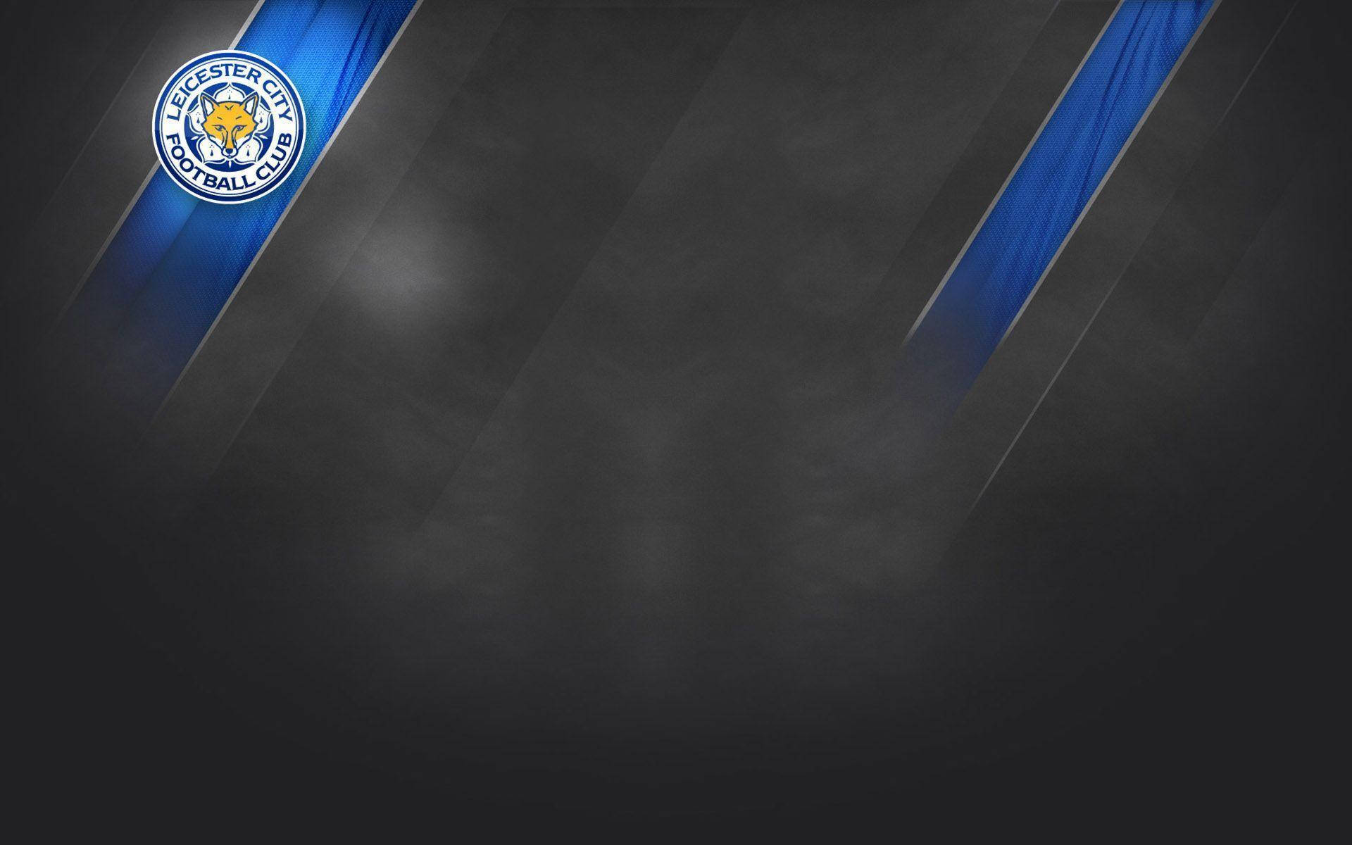 Leicester City Gray And Blue Background