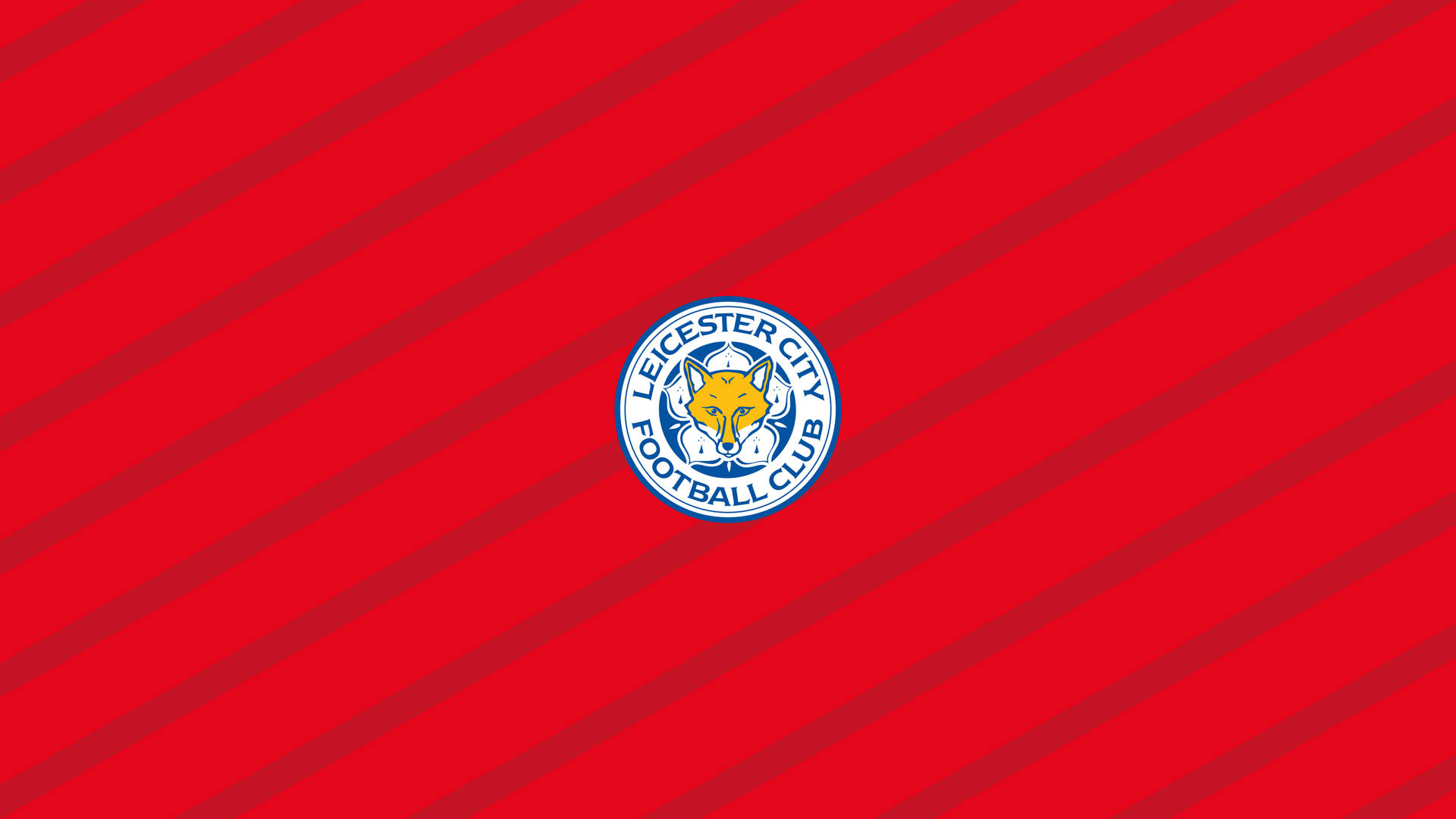 Leicester City Red Striped Background