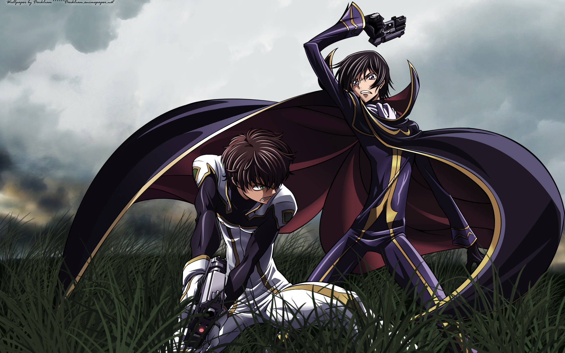 Lelouch And Suzaku Code Geass Background