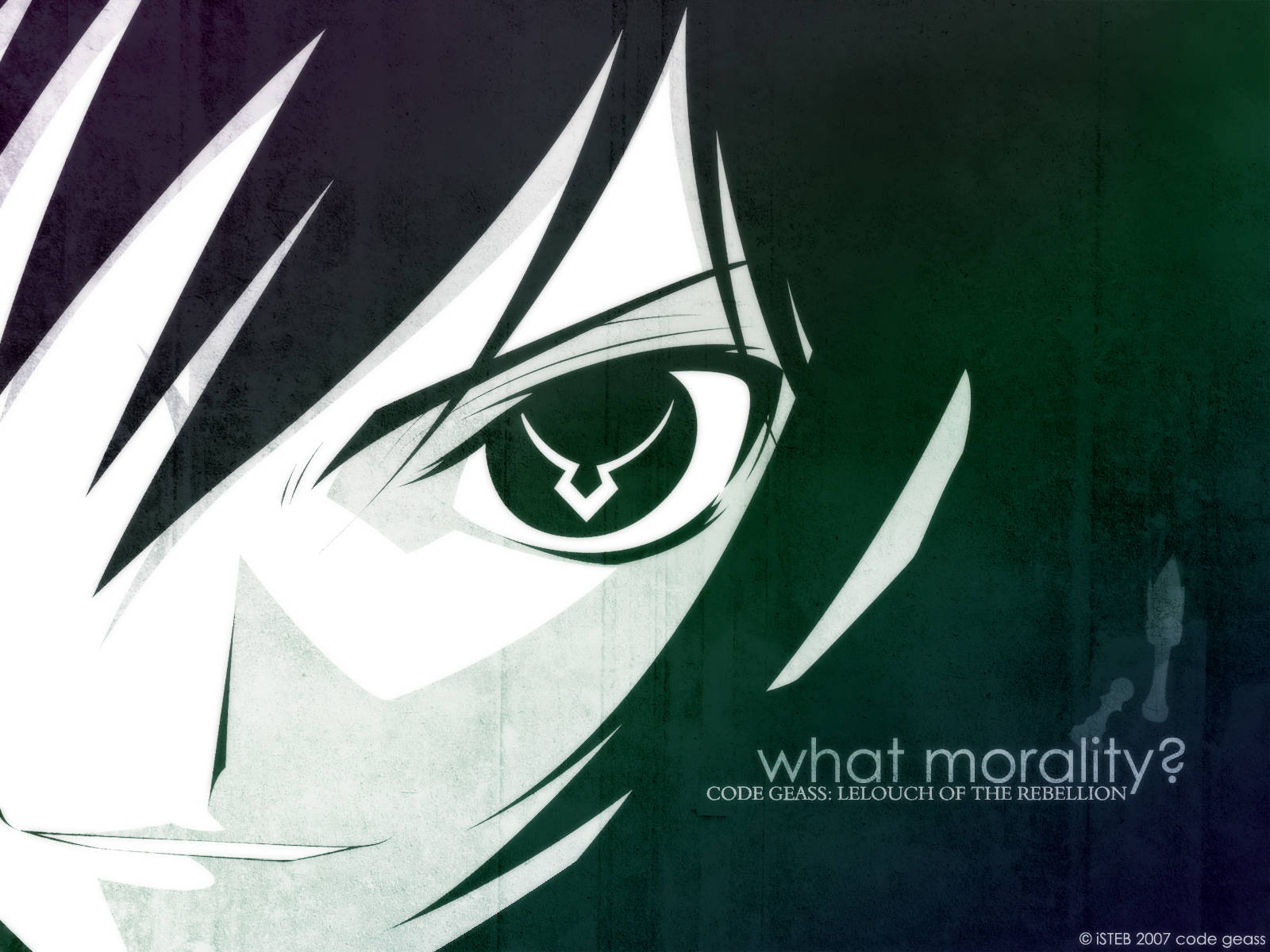 Lelouch Code Geass Monochrome Background