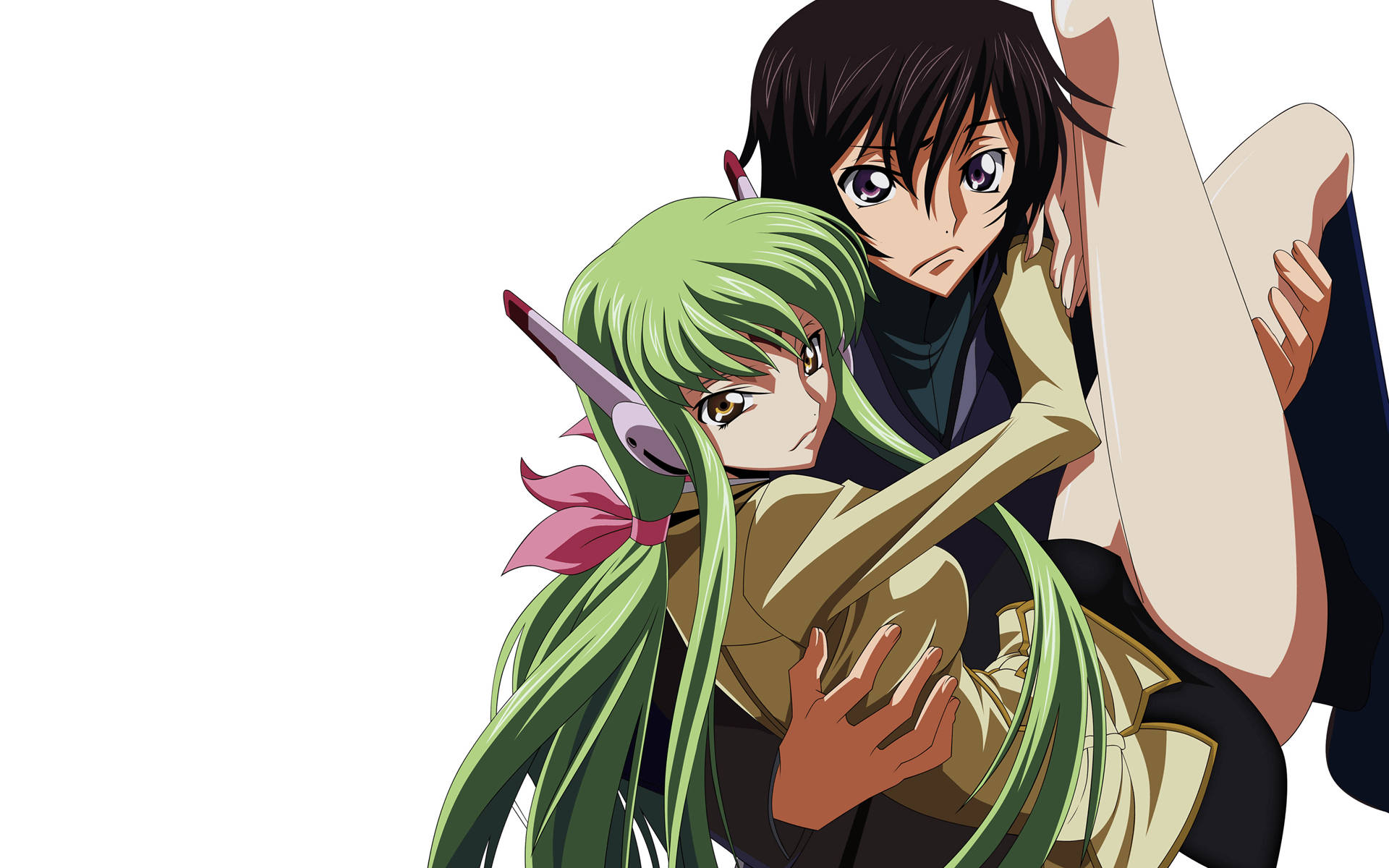 Lelouch Lamperouge Carrying C.c. Background