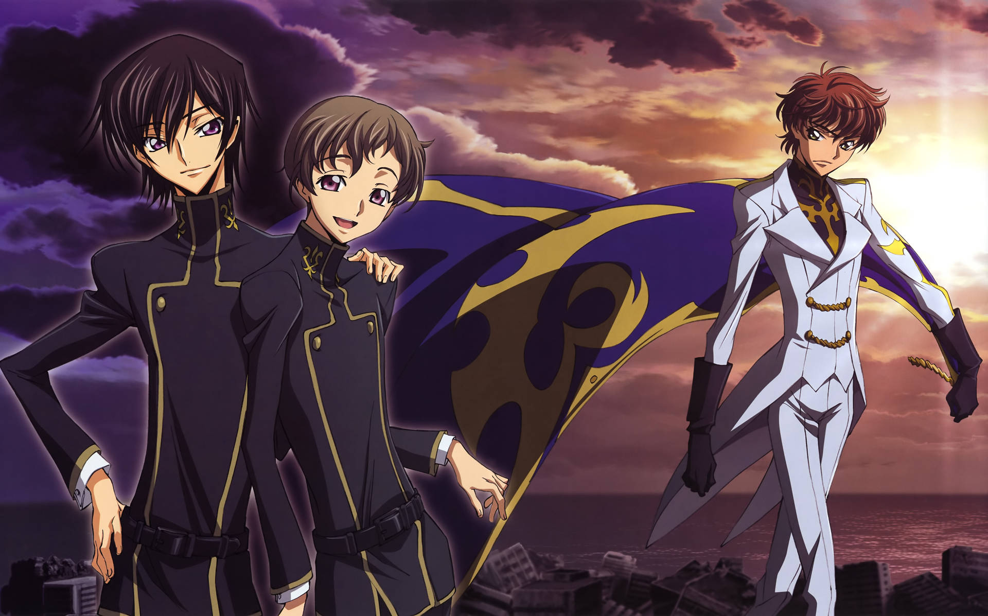 Lelouch Lamperouge Friends Background