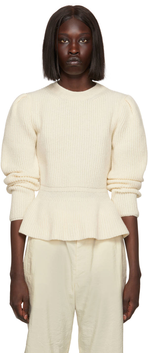 Lemaire Peplum Sweater In Chic Style Background