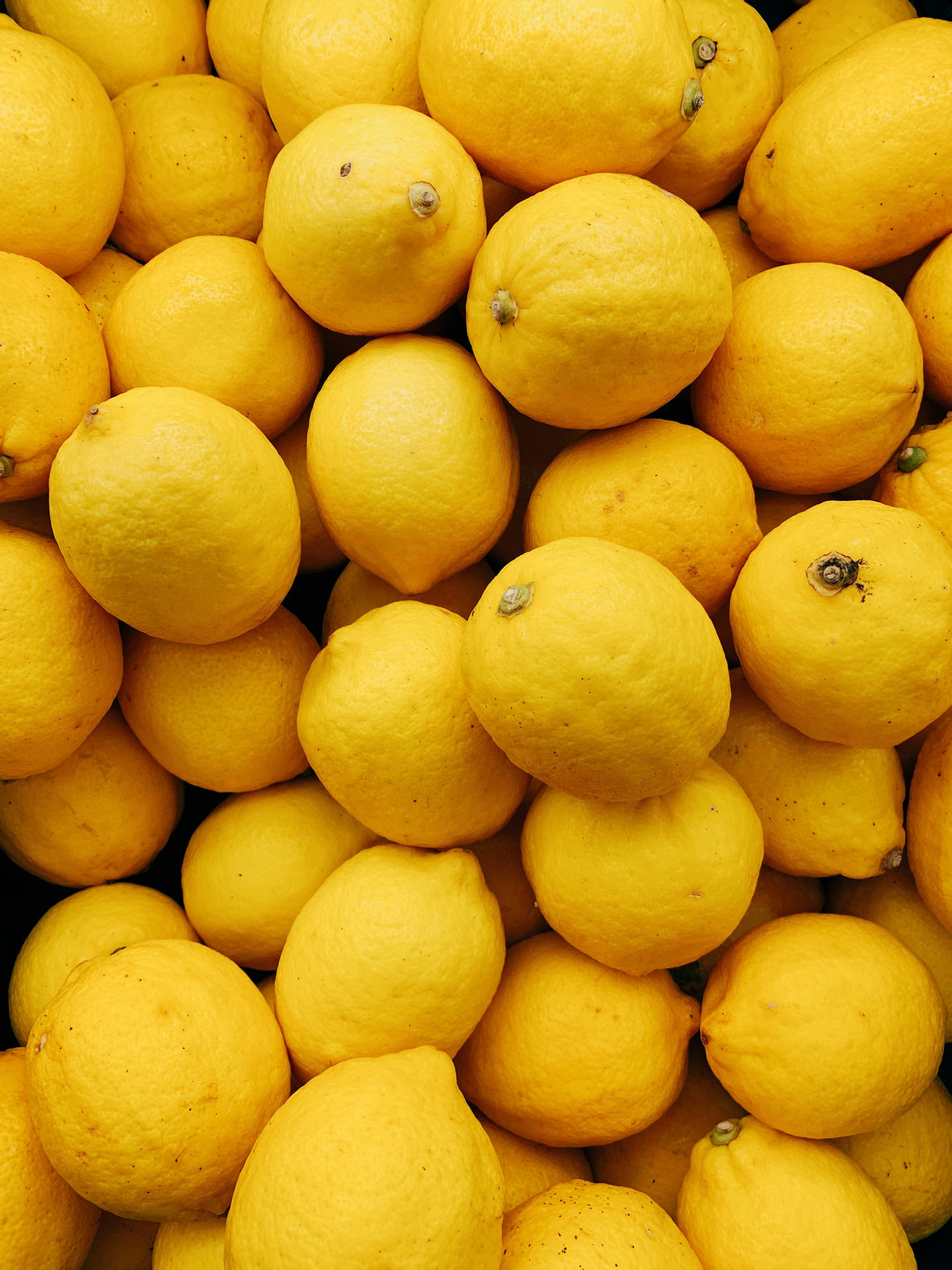 Lemon Fruit Full Of Vitamin C Background