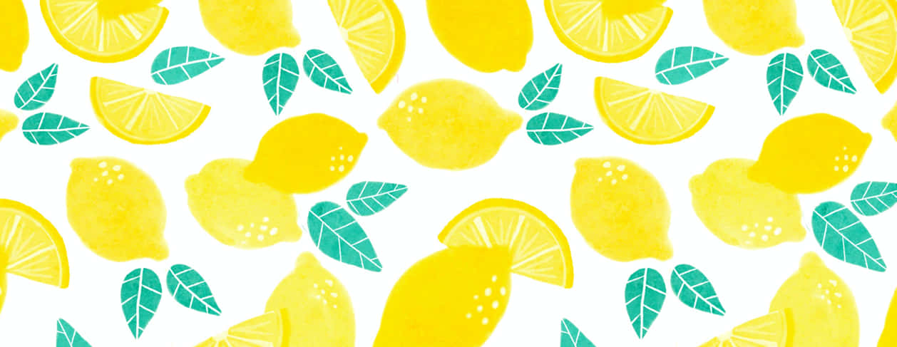 Lemons And Leaves Pattern