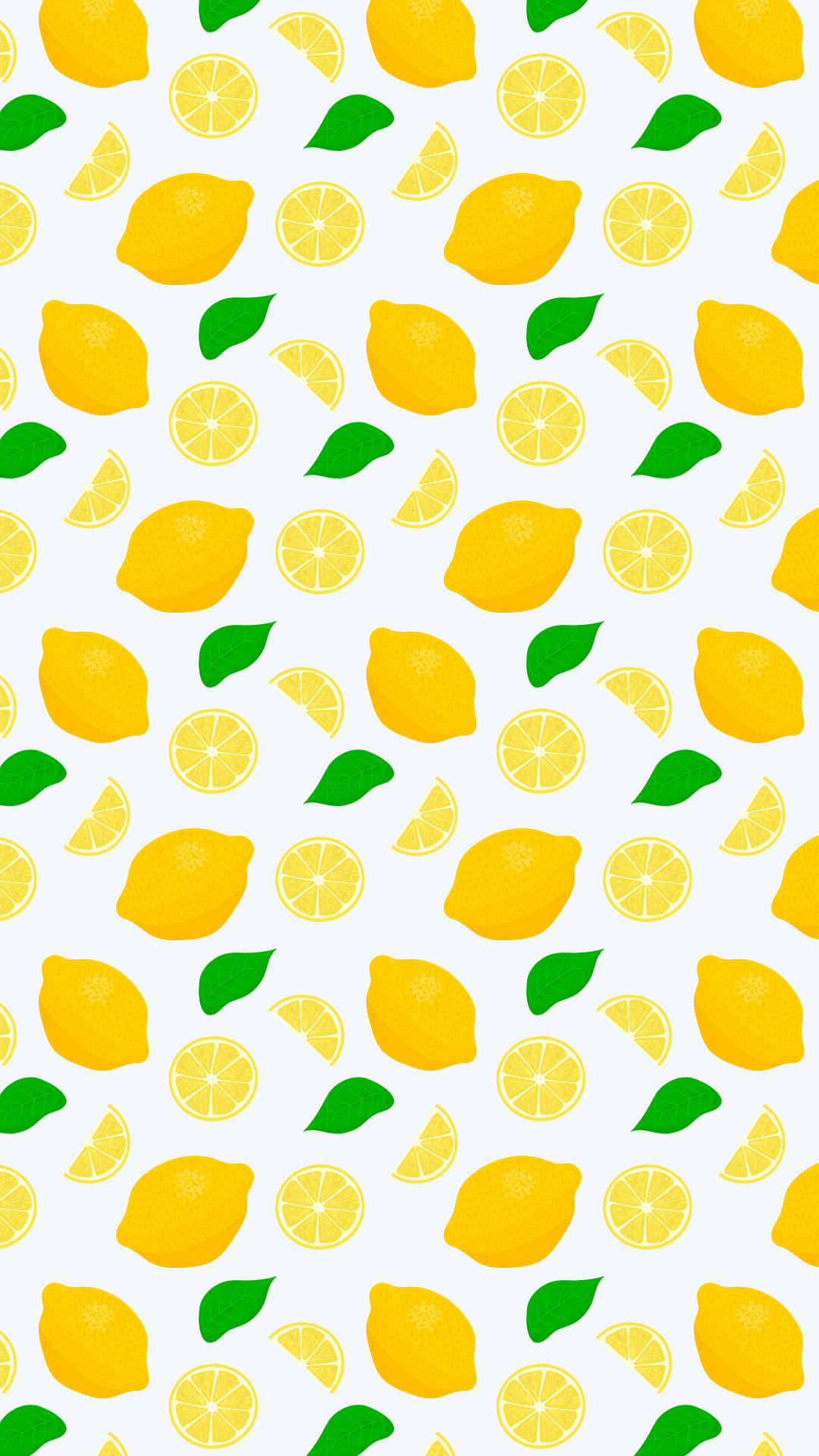 Lemons And Leaves Pattern