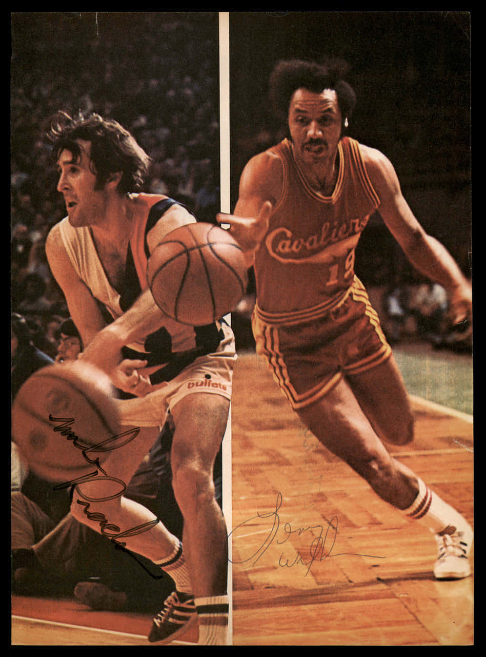 Lenny Wilkens And Mike Riordan Background