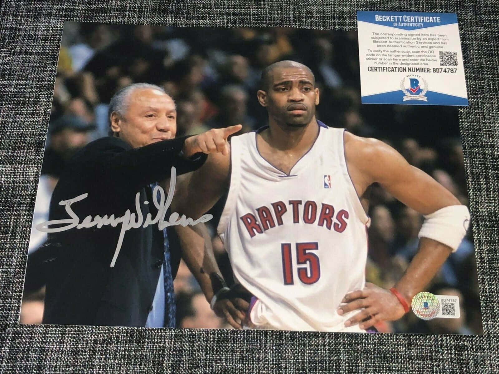 Lenny Wilkens With Vince Carter