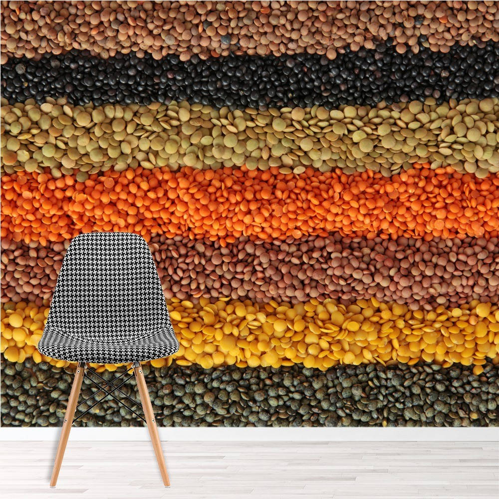 Lentils As Interior Aesthetic Background