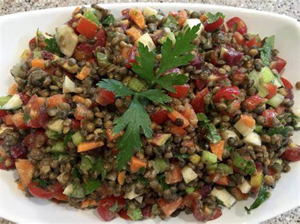 Lentils In Tabbouleh Salad