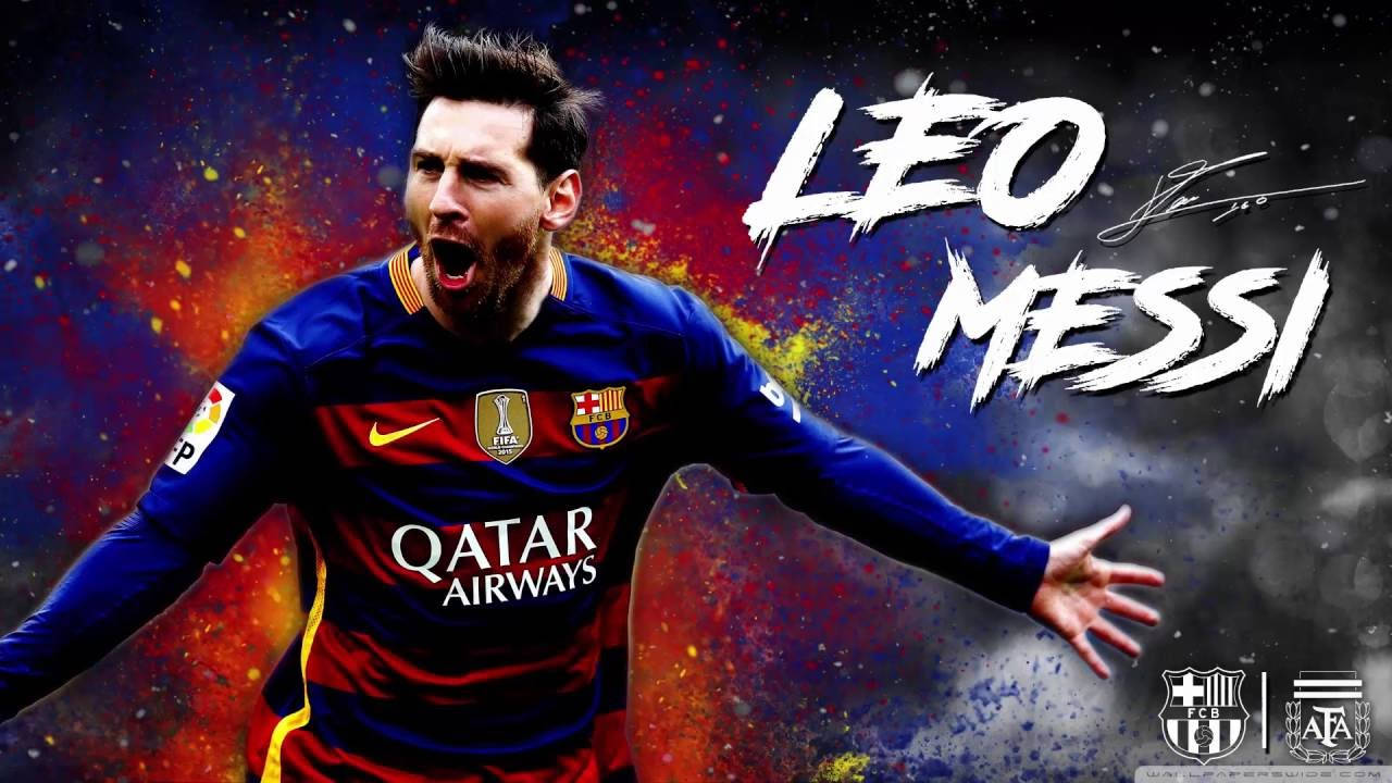 Leo Messi Splash Art Background