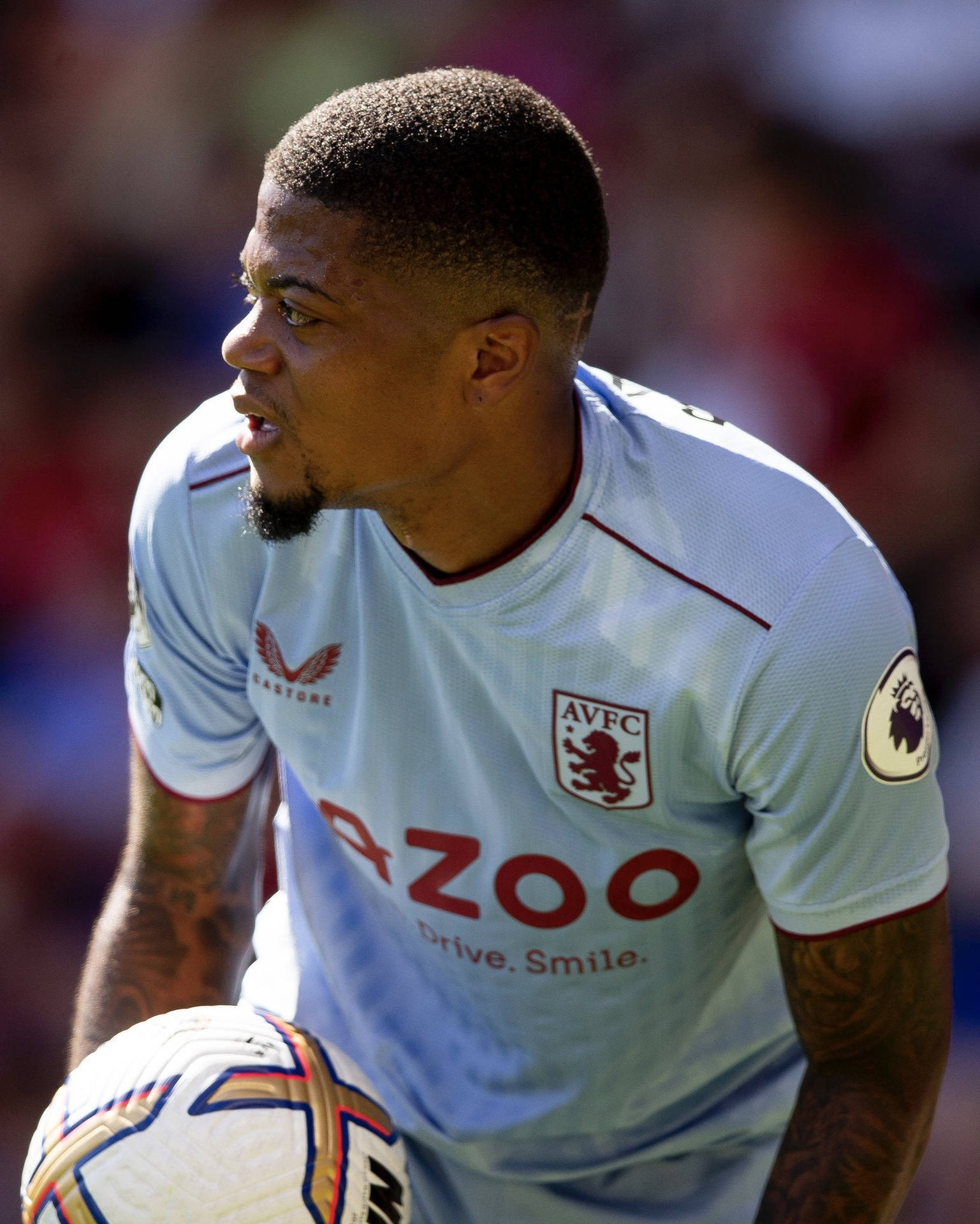 Leon Bailey Holding A Ball