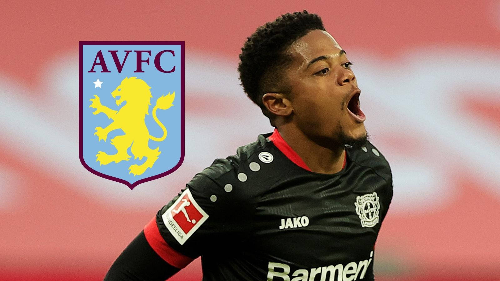 Leon Bailey Screaming Avfc Crest