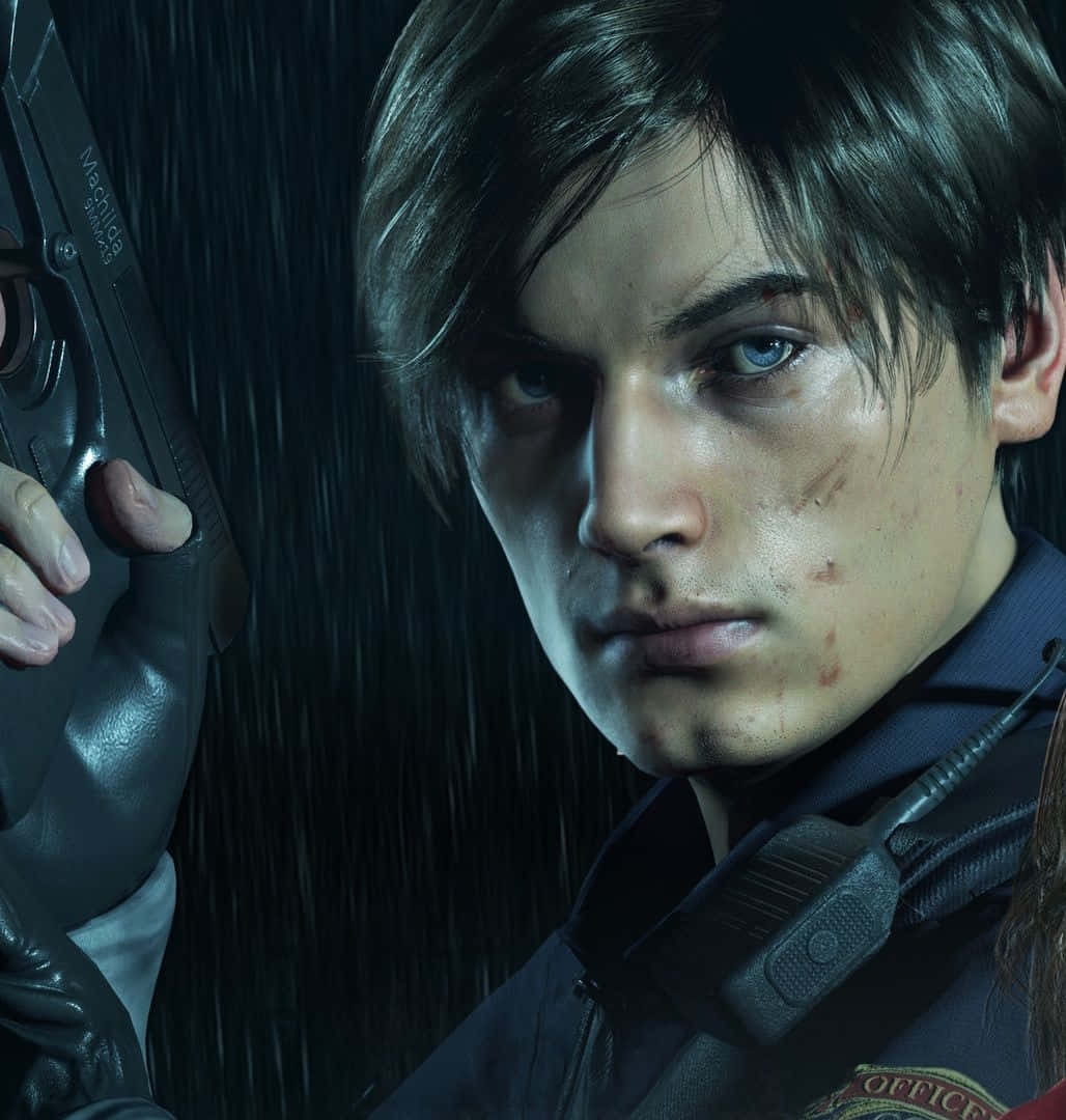 Leon Closeup Resident Evil 2