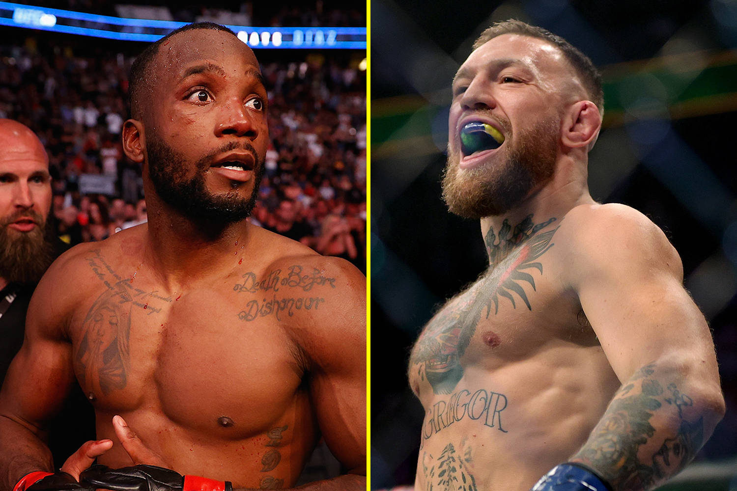 Leon Edwards And Conor Mcgregor Background