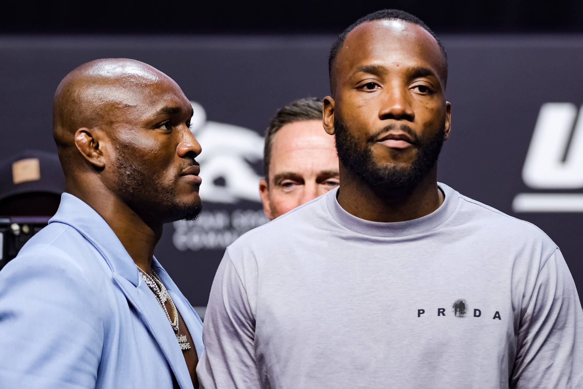 Leon Edwards At Event Background