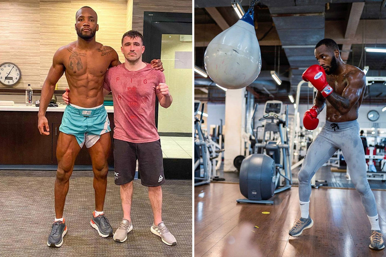 Leon Edwards At The Gym Background