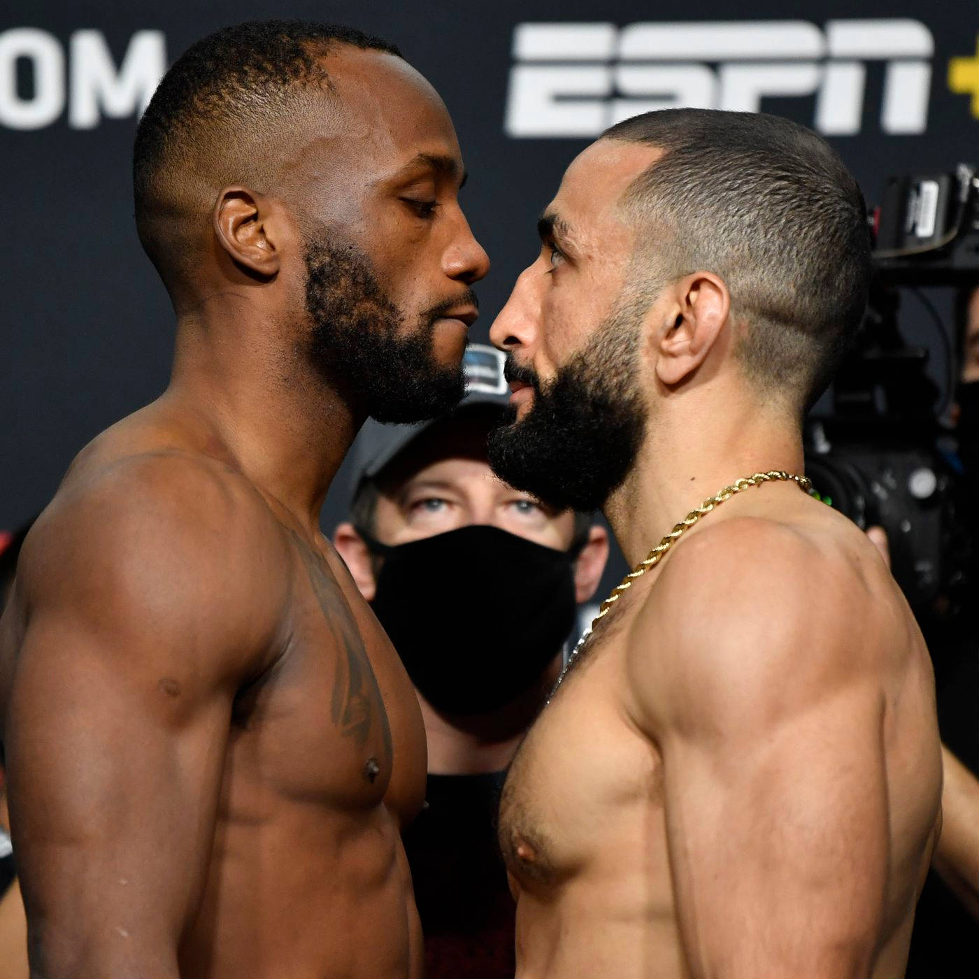 Leon Edwards Facing Off Belal Muhammad Background