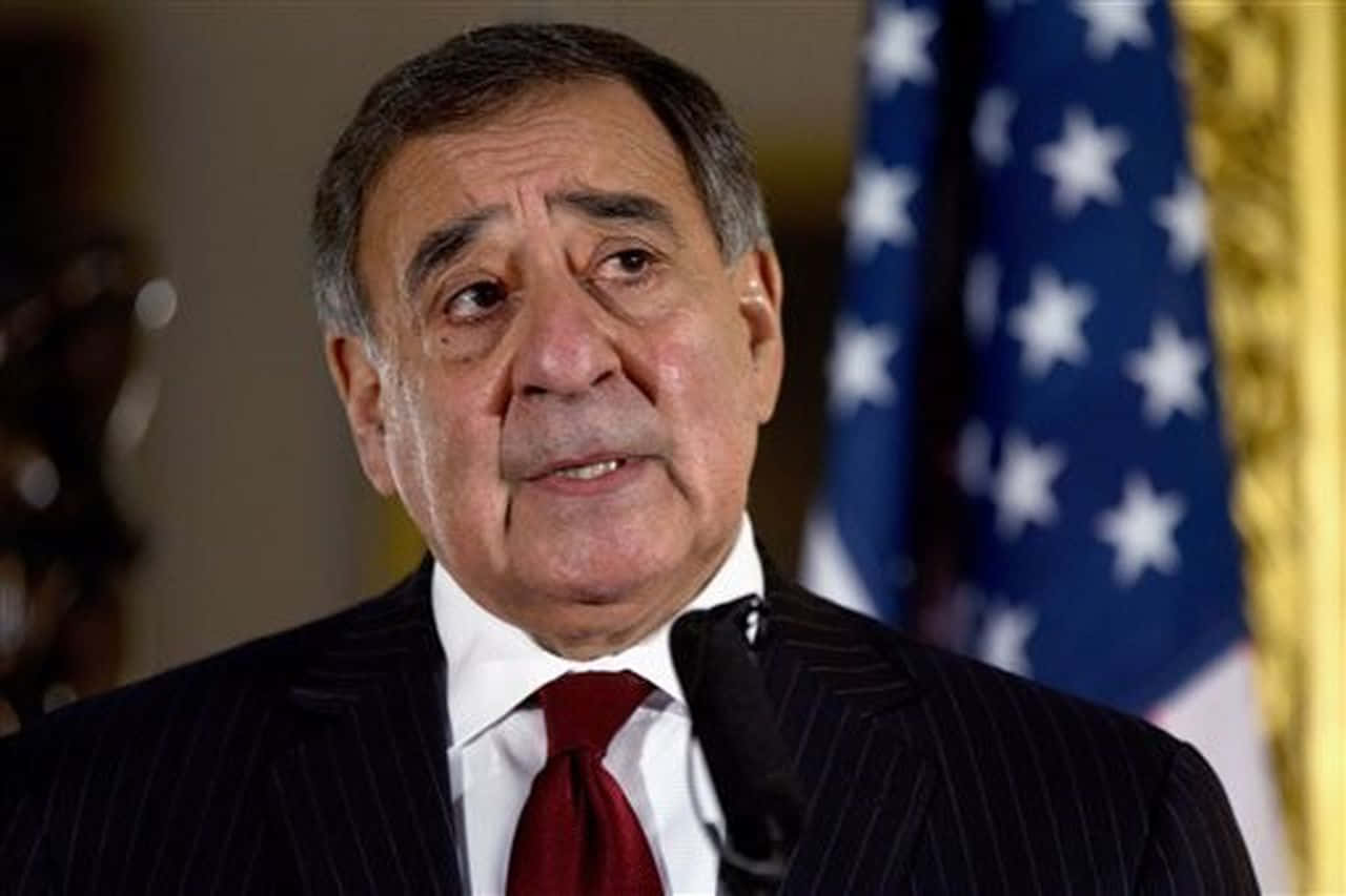 Leon Panetta Frowning Background