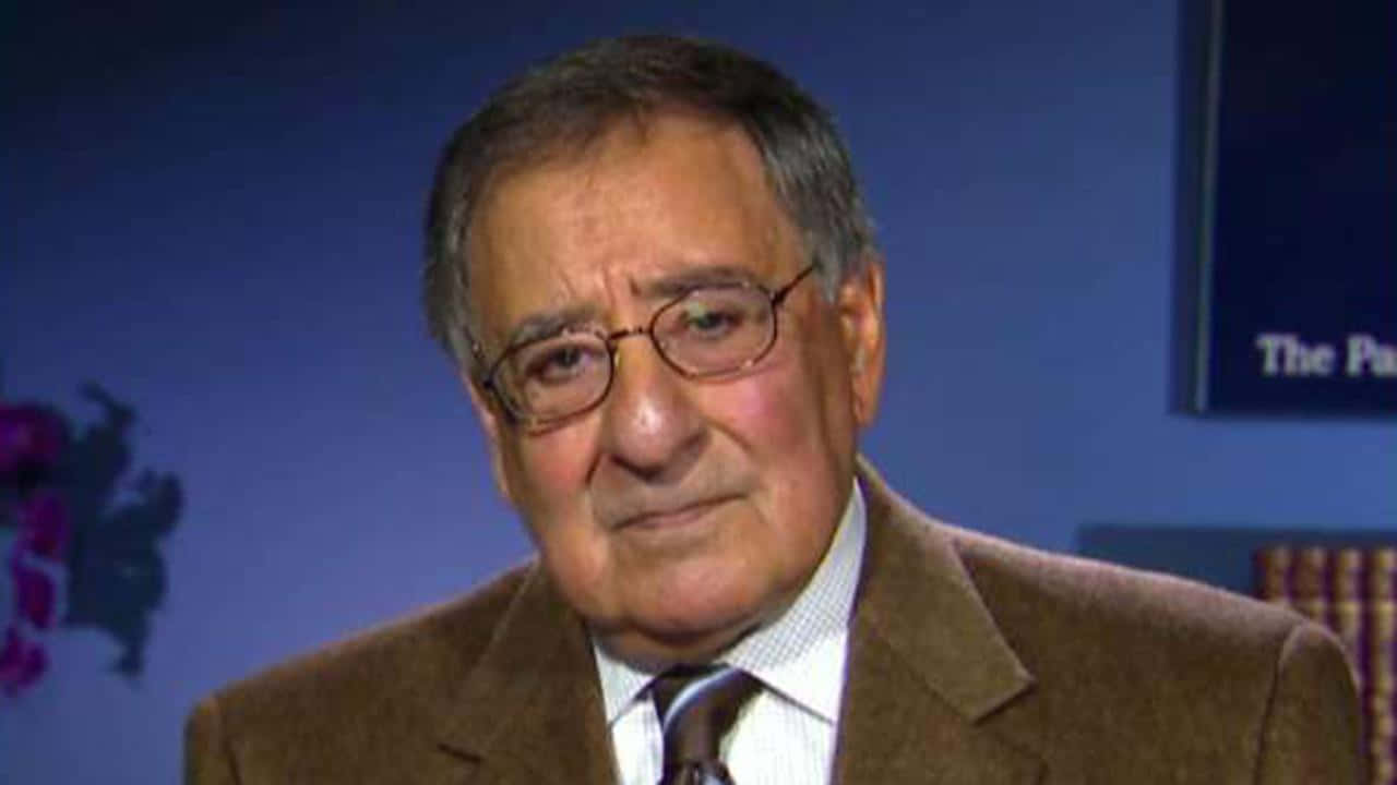 Leon Panetta Looks Serious Background